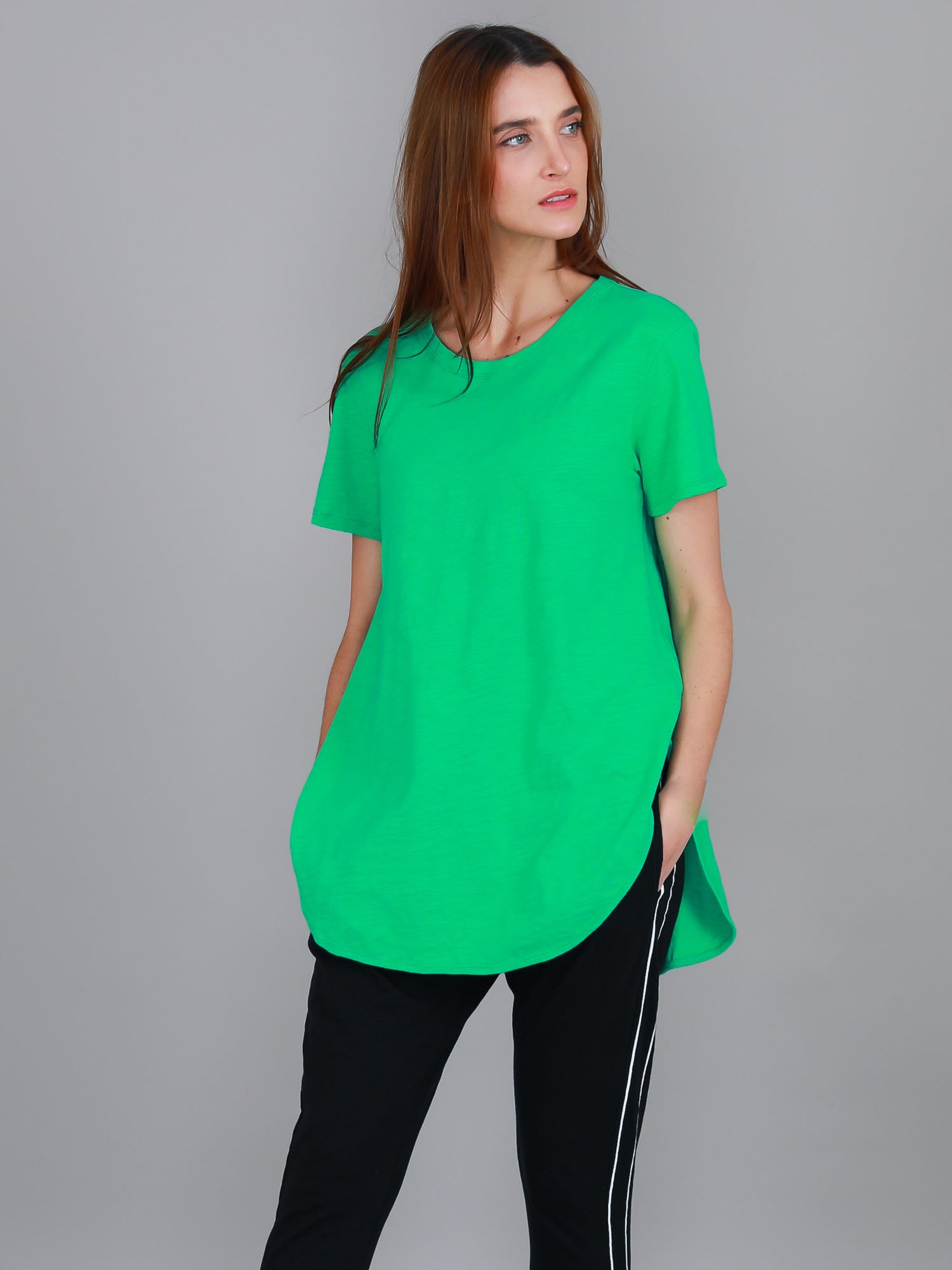 womens green t shirt #color_nephrite