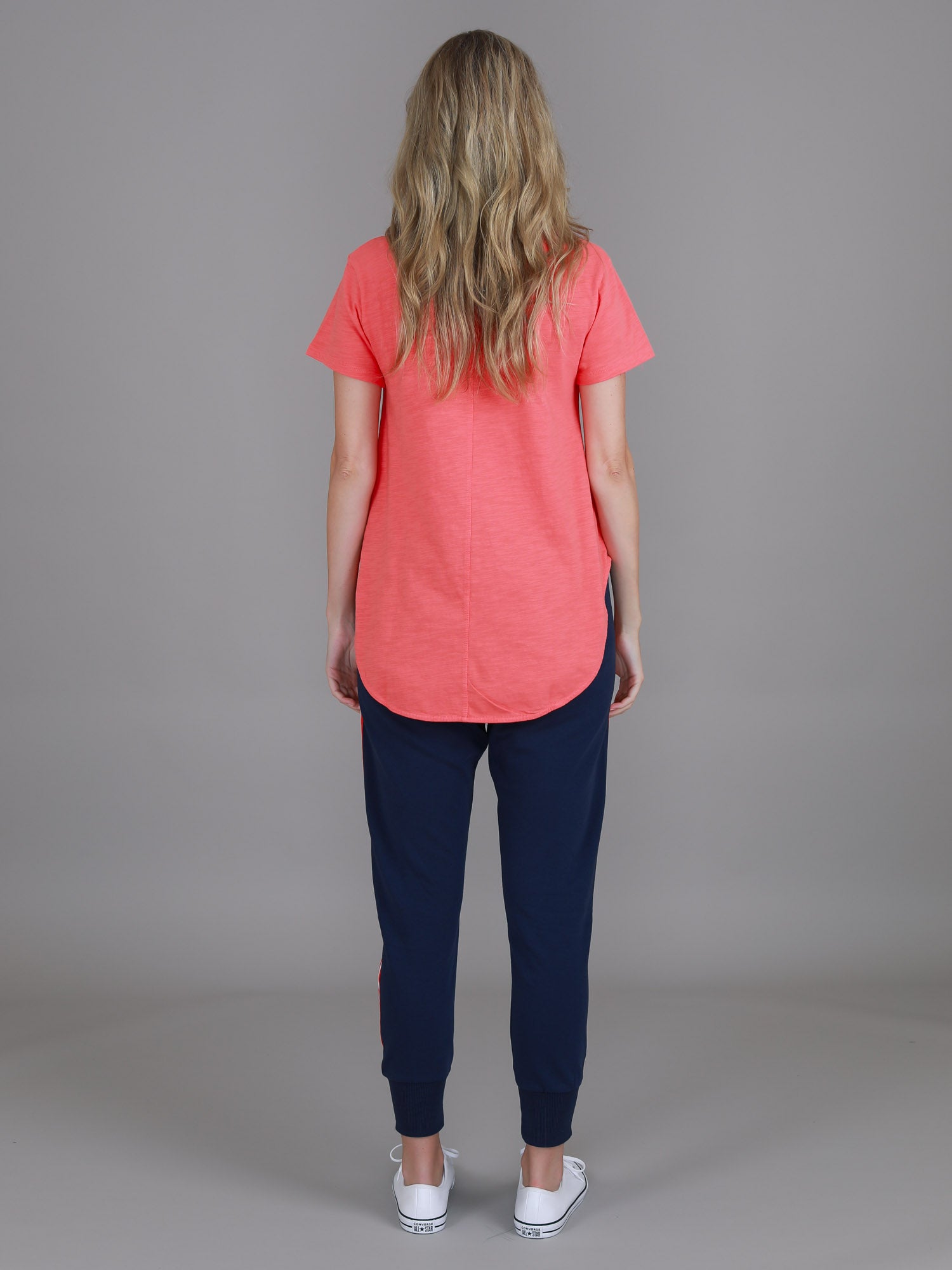 oversize tee #color_sunset coral