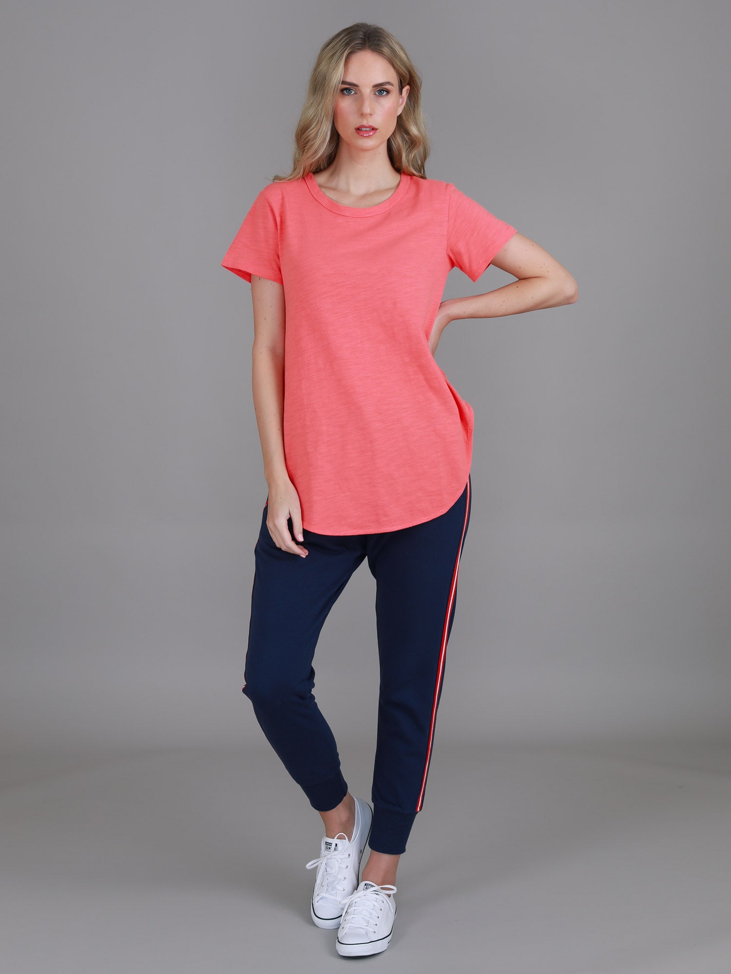 baggy t shirt #color_sunset coral