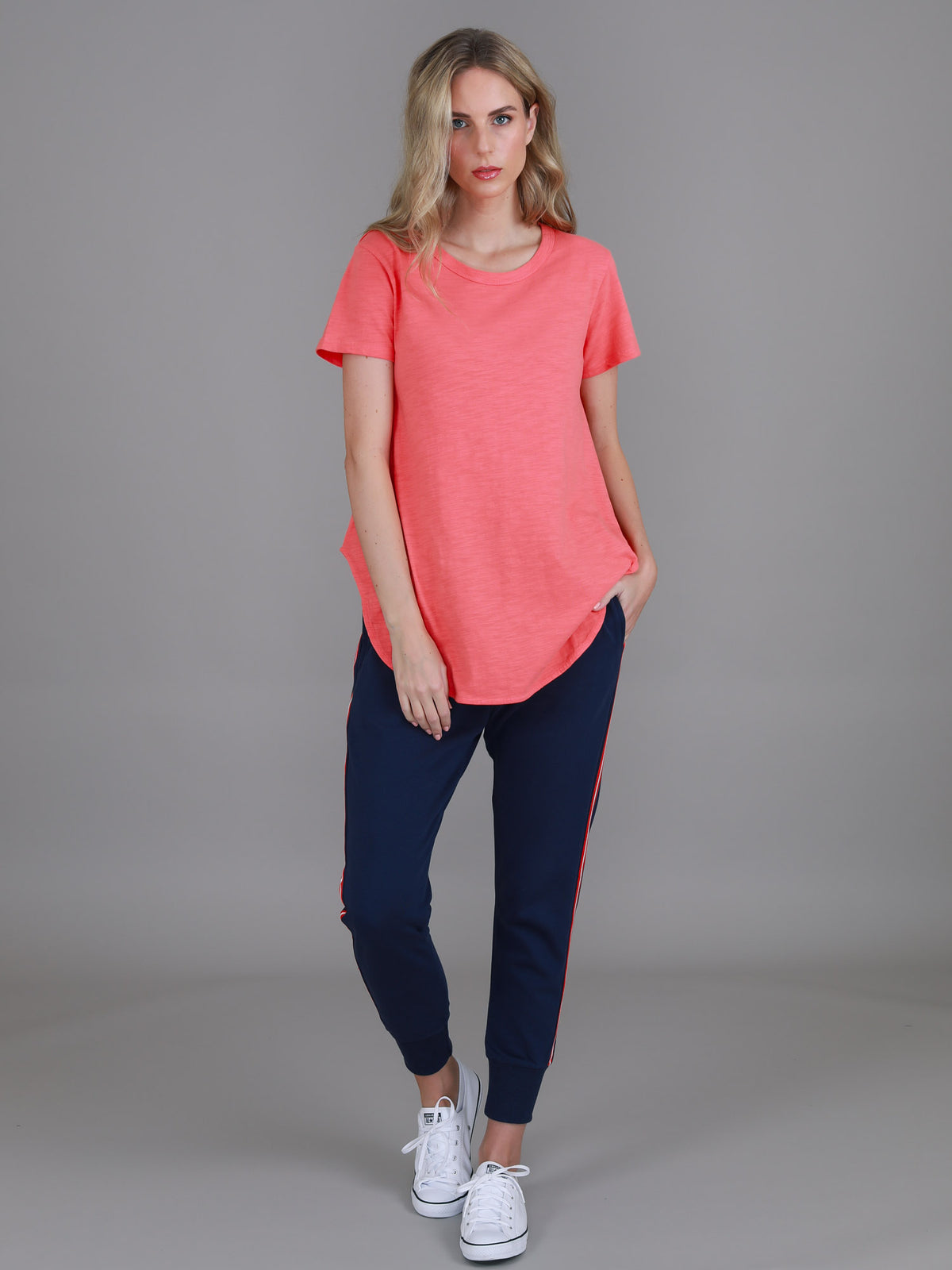 coral tee women