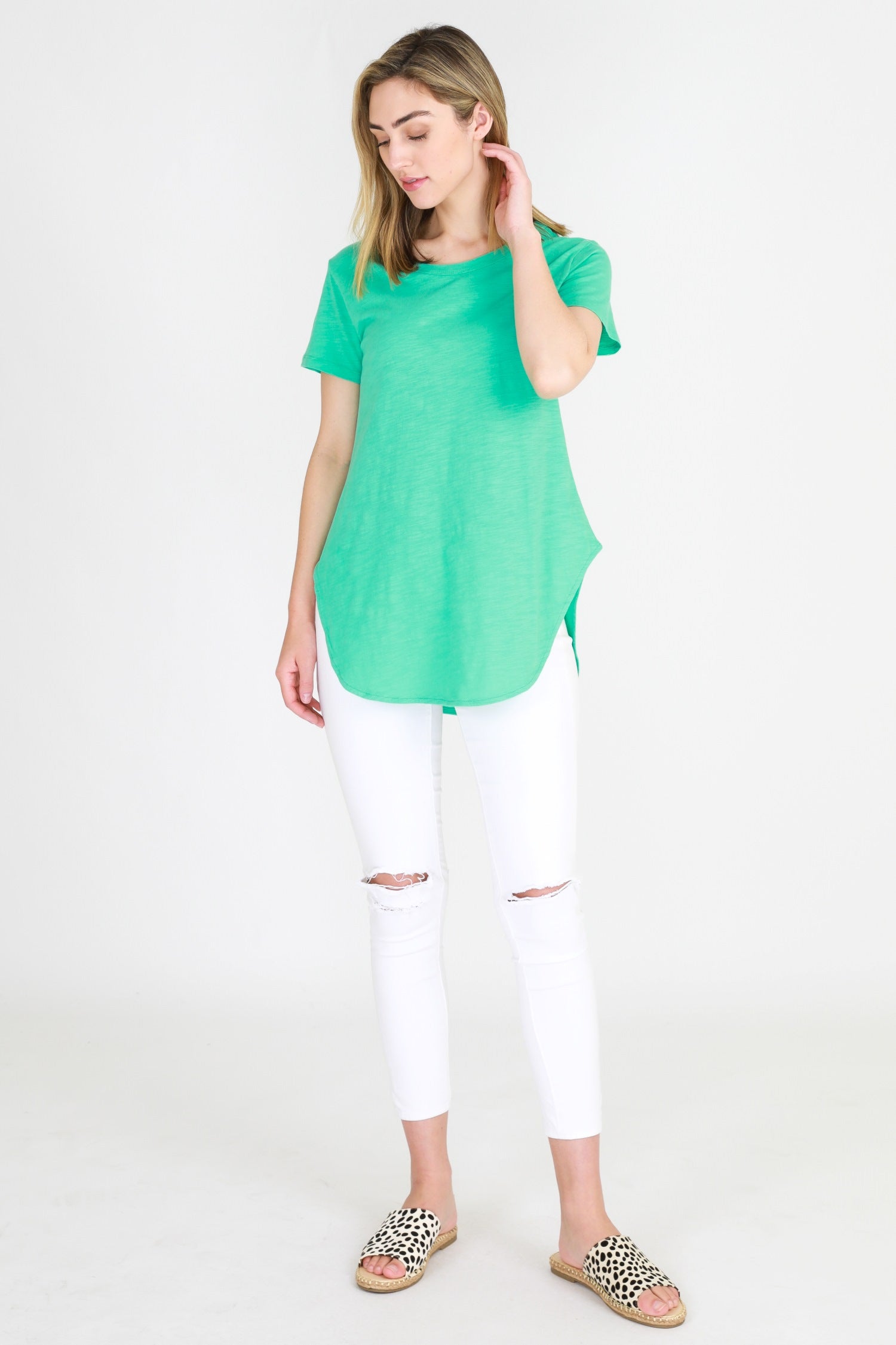 emerald green t-shirt #color_marine