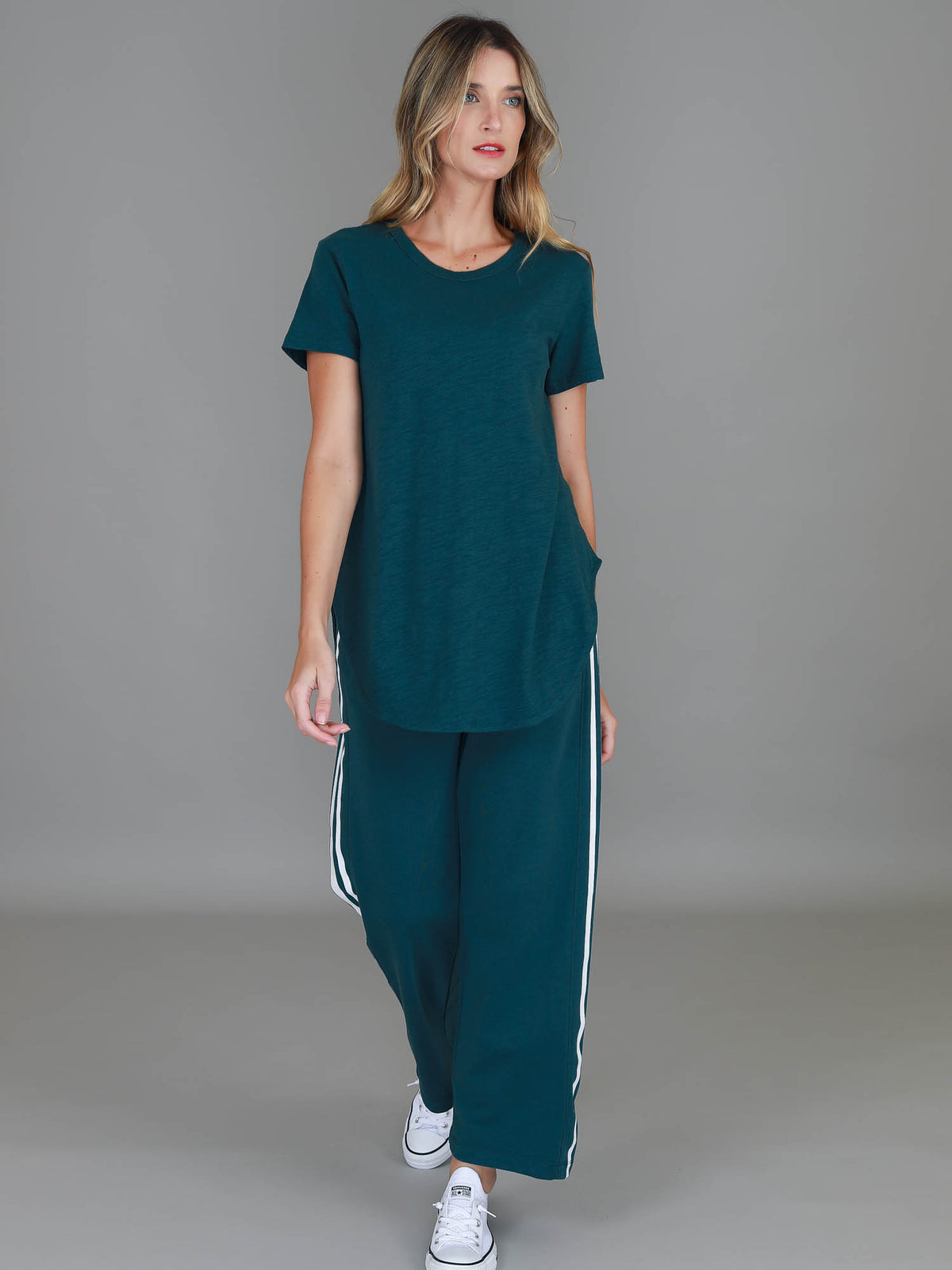 teal tee women
