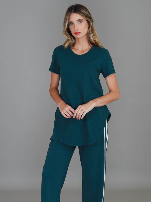 Elwood Curved Hem T-Shirt