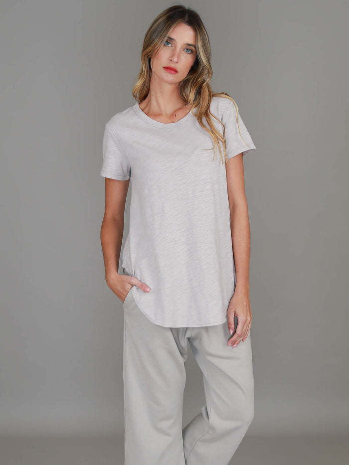 Elwood Curved Hem T-Shirt