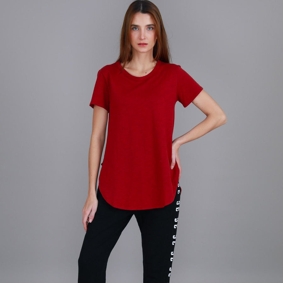 Elwood Curved Hem T Shirt size guide