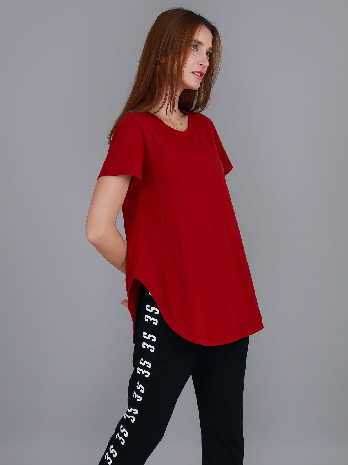 Elwood Curved Hem T Shirt