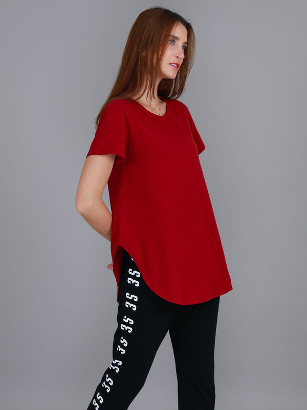 Elwood Curved Hem T-Shirt