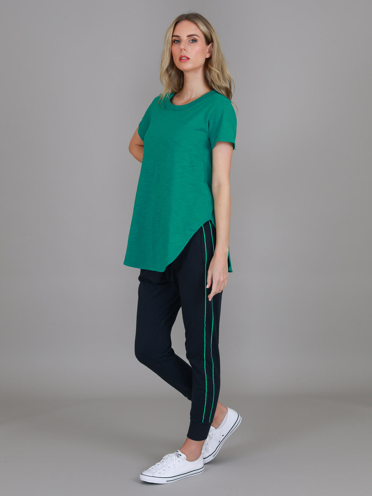 grass green t shirt