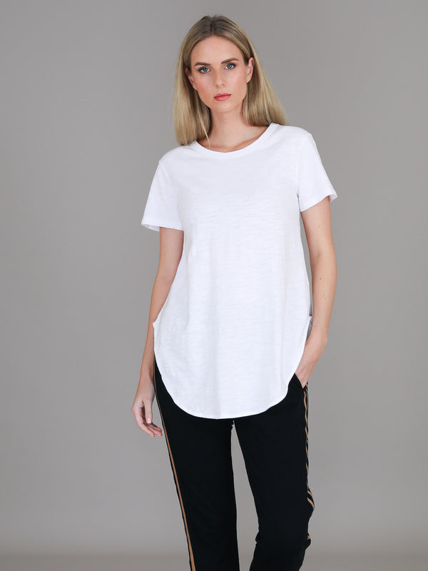 Elwood Curved Hem T-Shirt