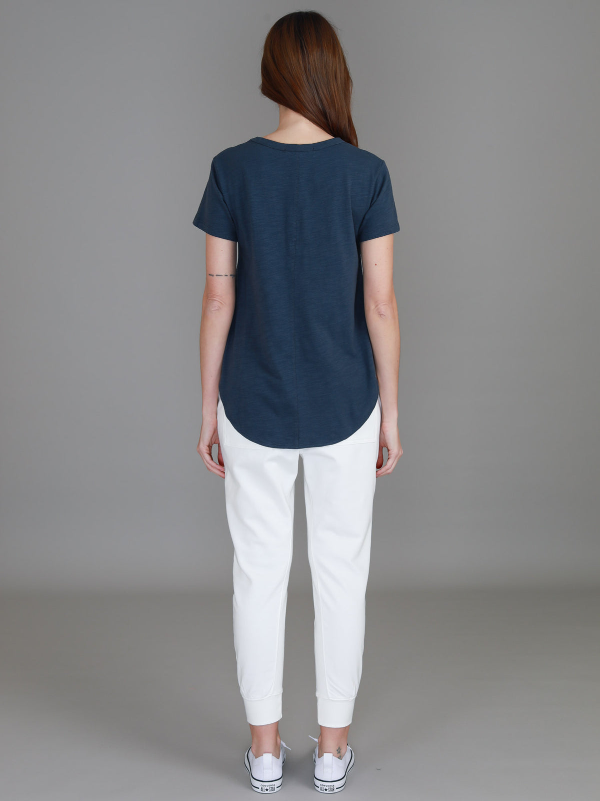 indigo blue tee