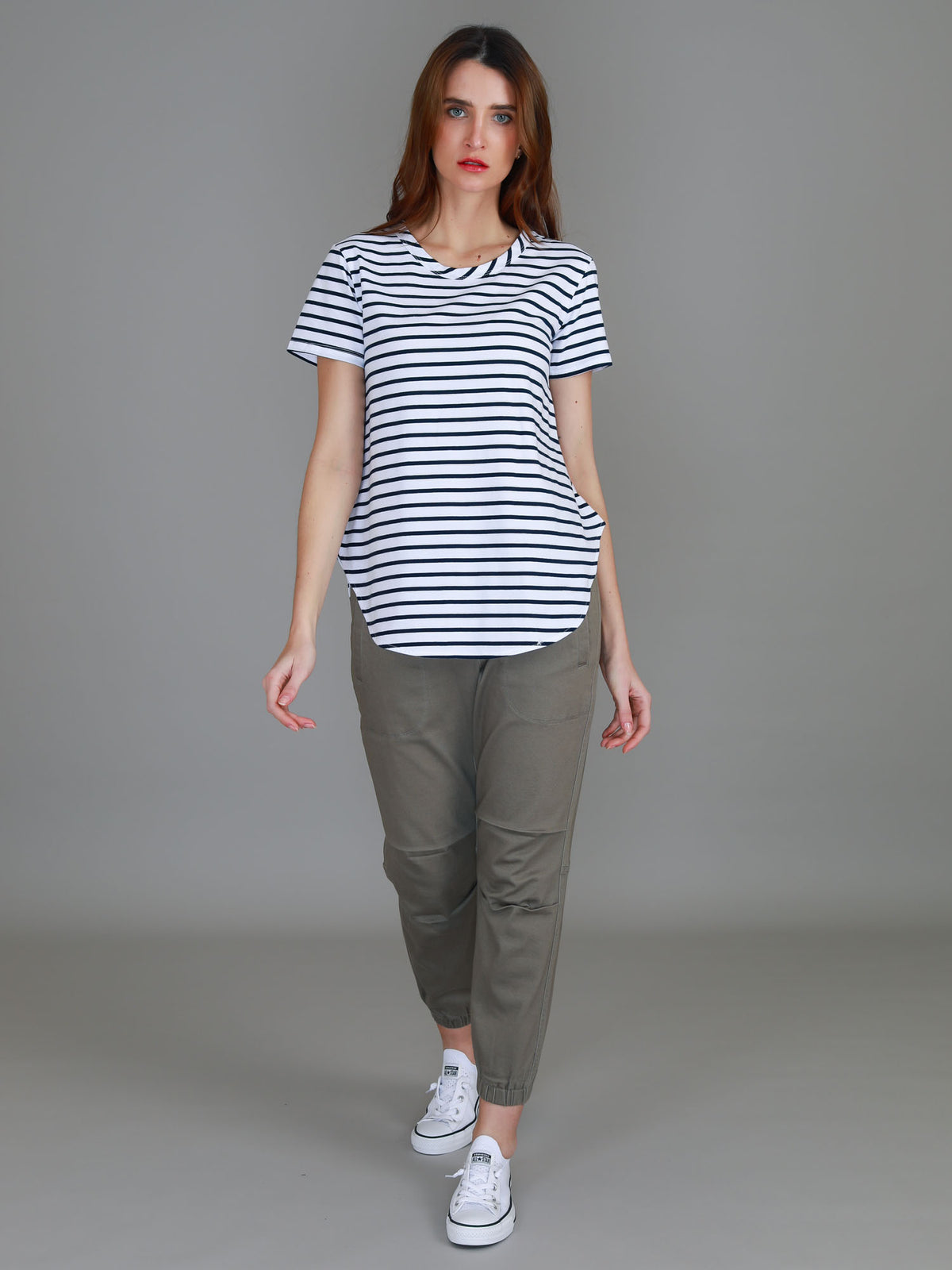 nautic stripe t shirt women