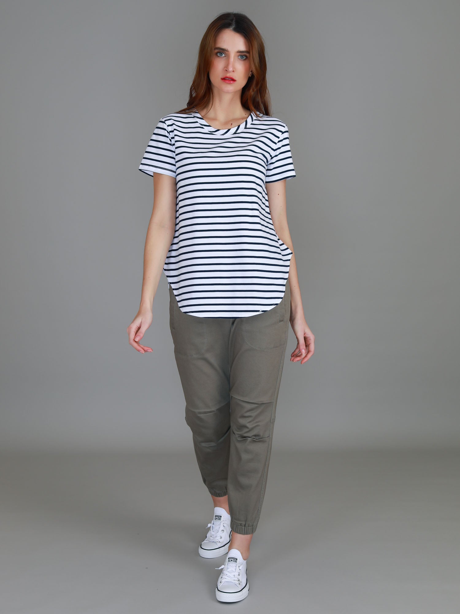 black and white striped t shirt #color_nautic stripe