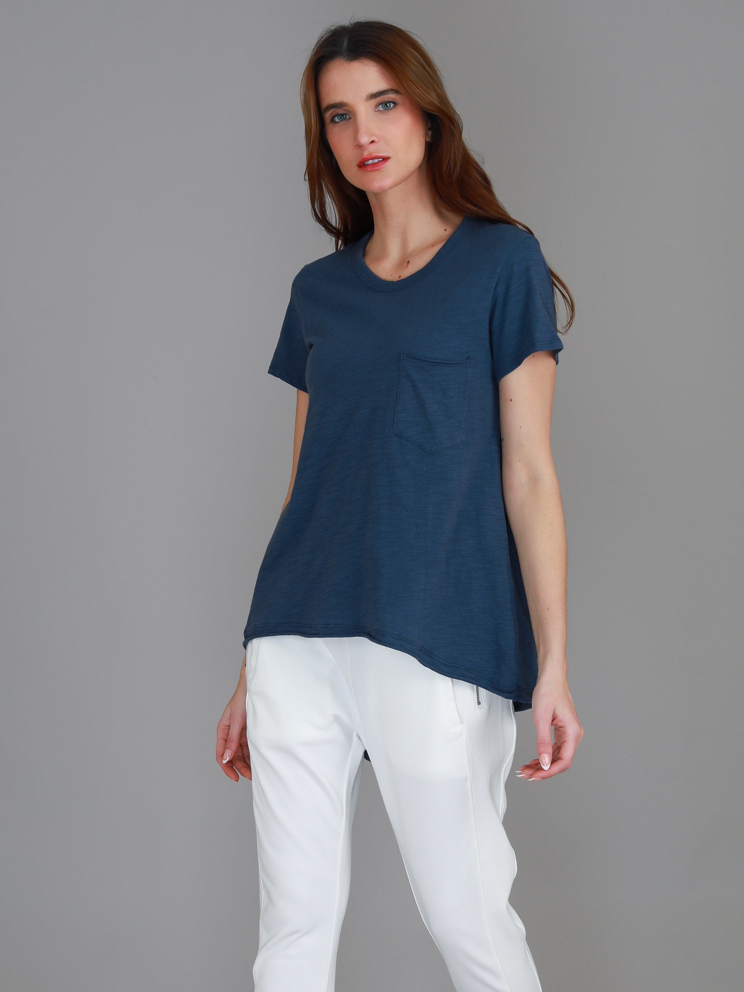 plain blue tshirt #color_indigo