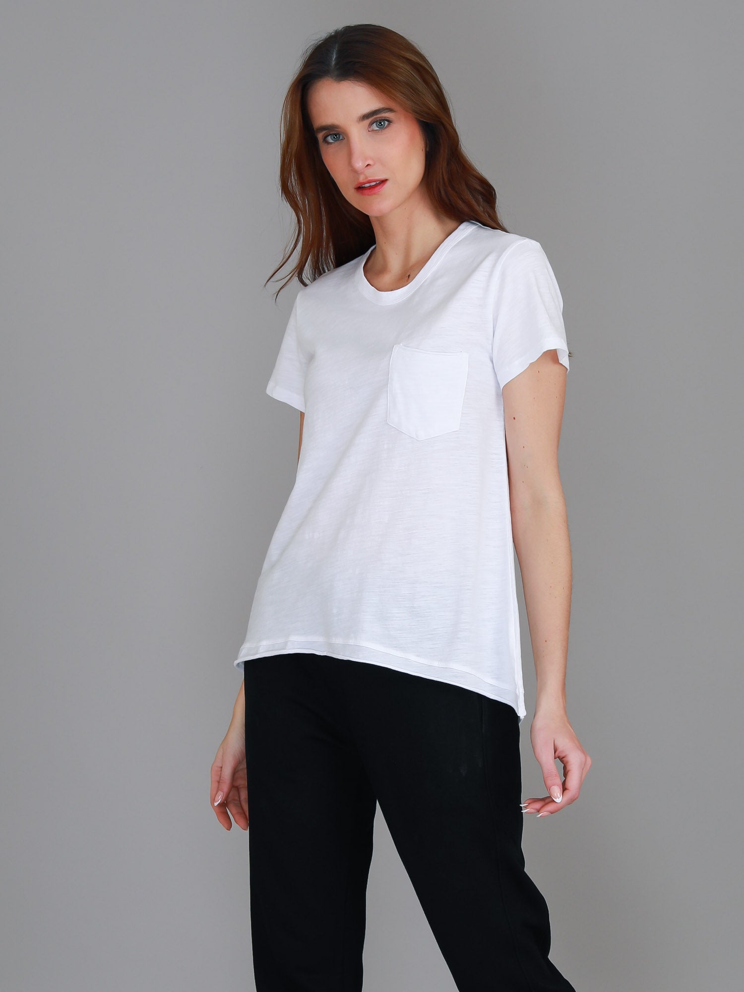 white plain t shirt #color_white