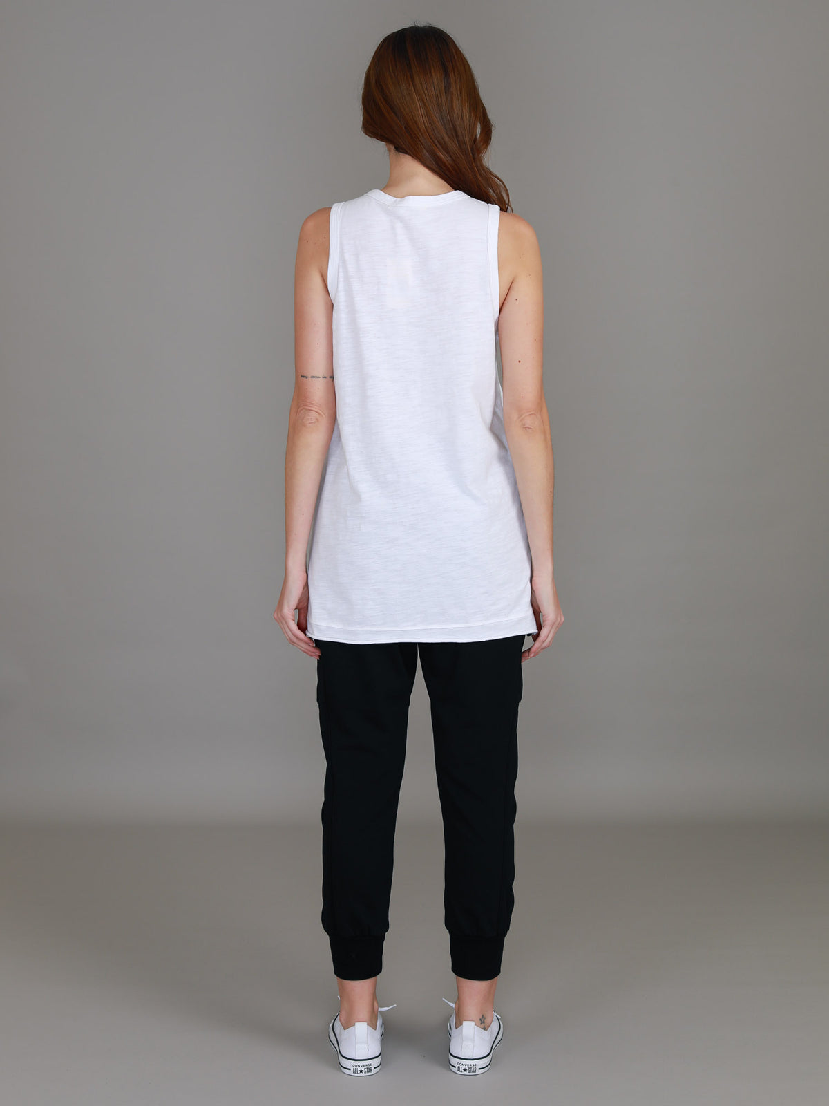 white singlet crew neck