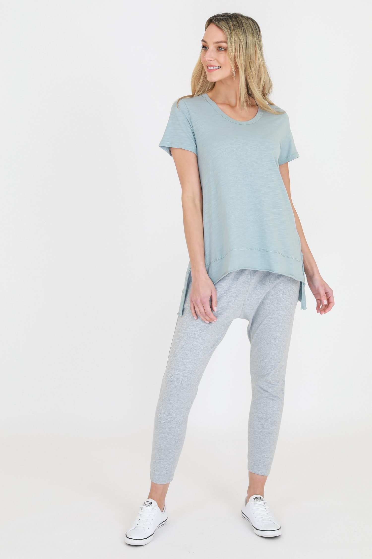 plain blue t shirt #color_mint blue