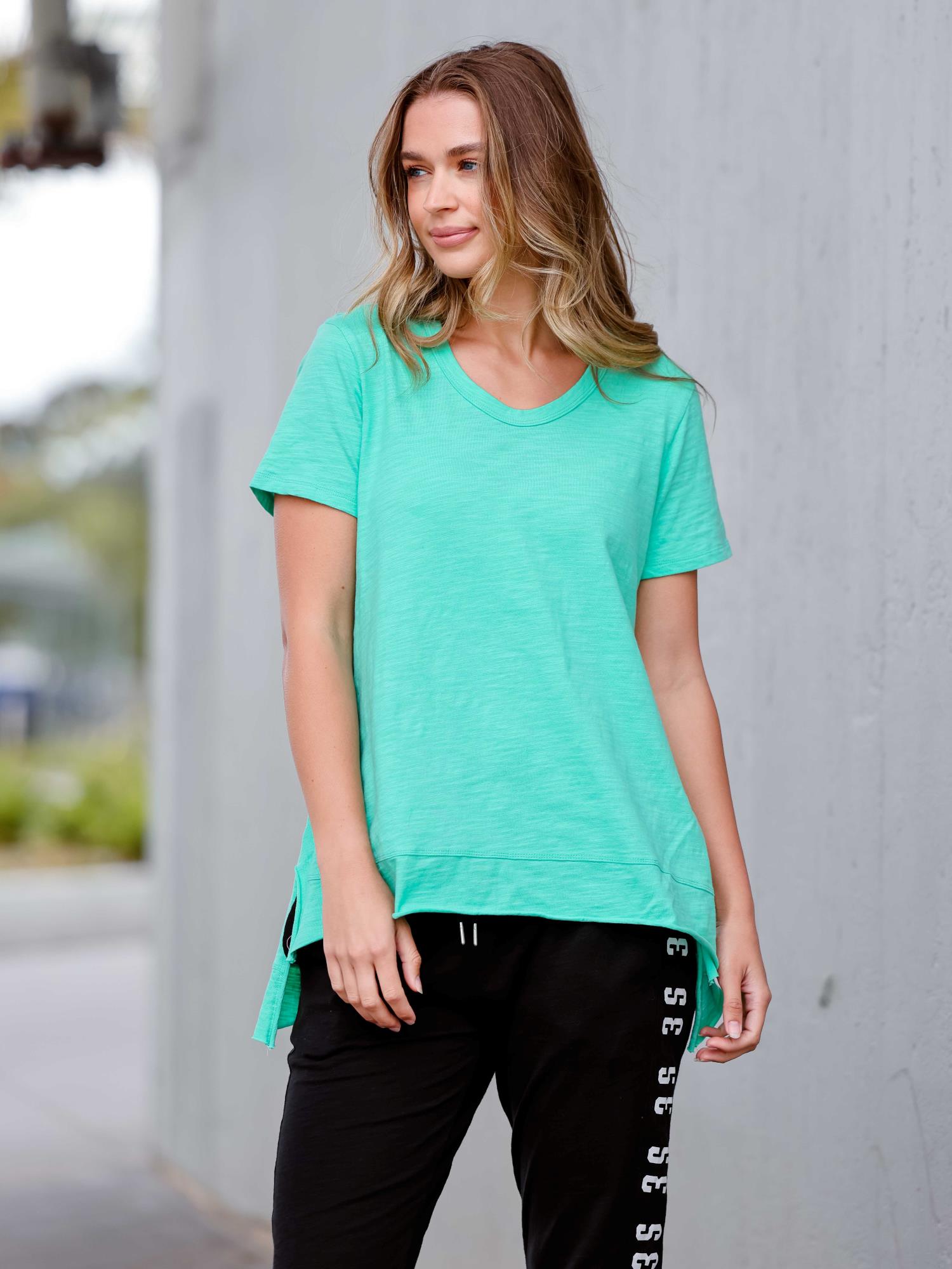 fluro tshirt #color_spring green