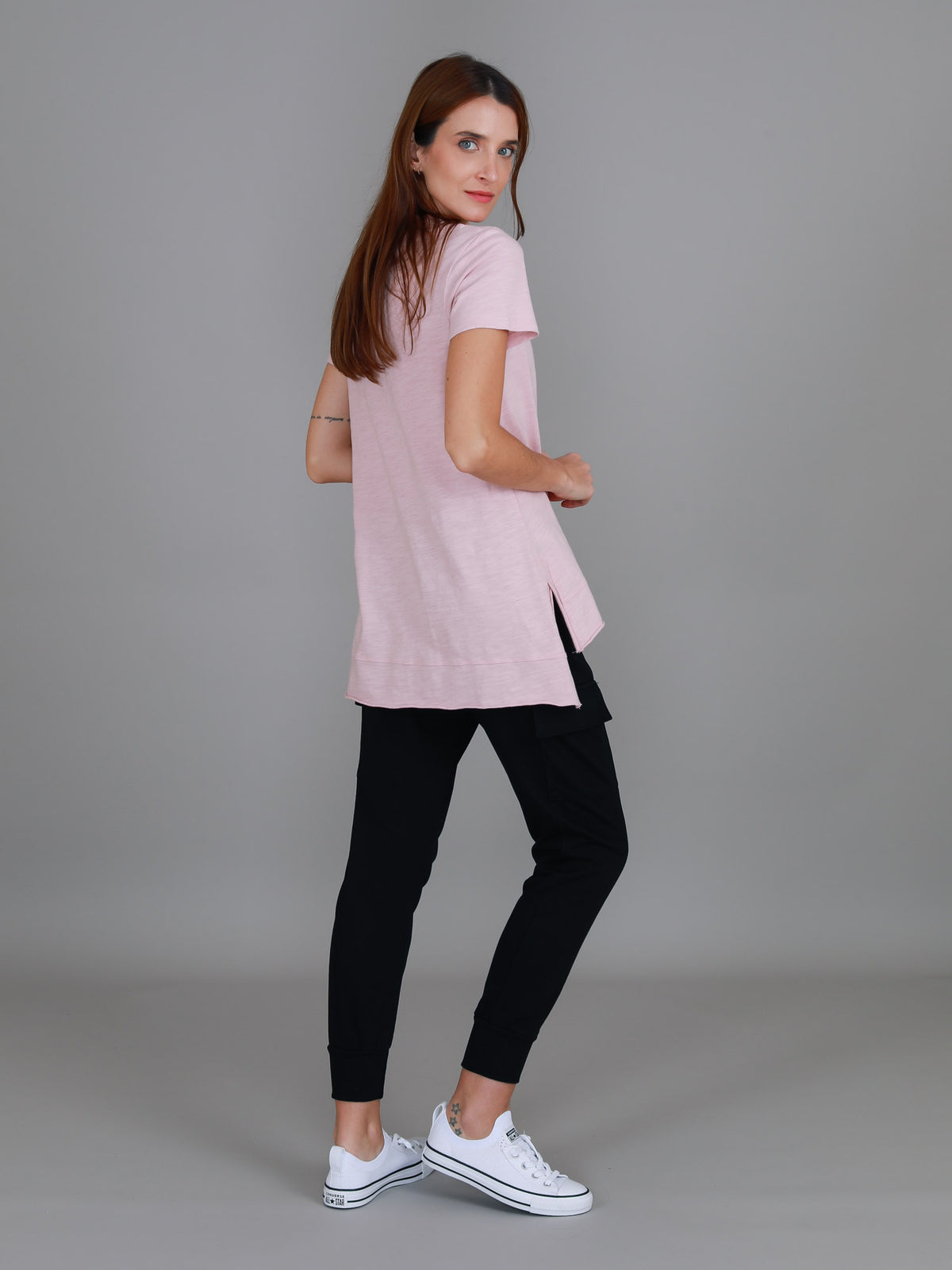 blush marle tee