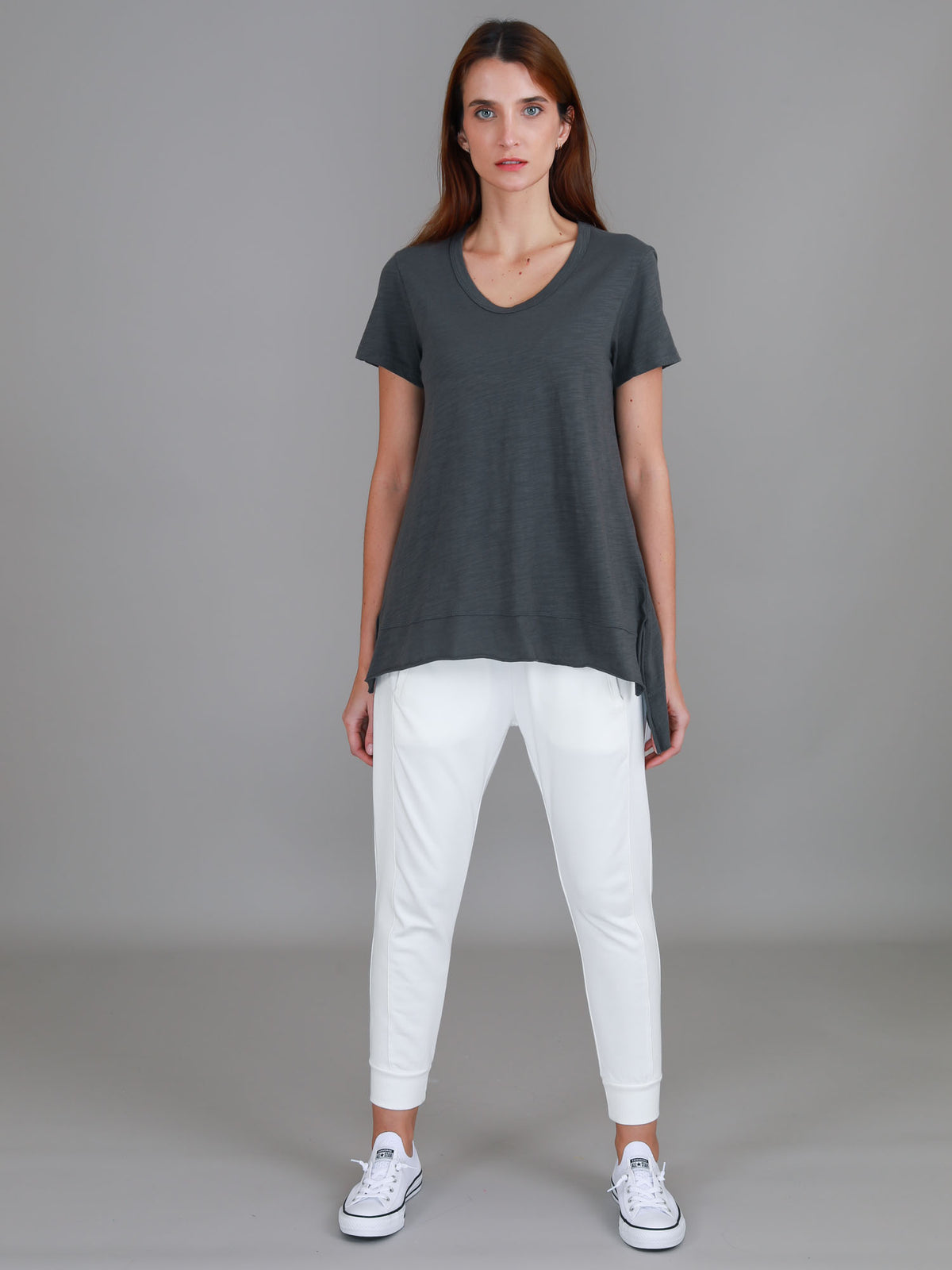charcoal tee women
