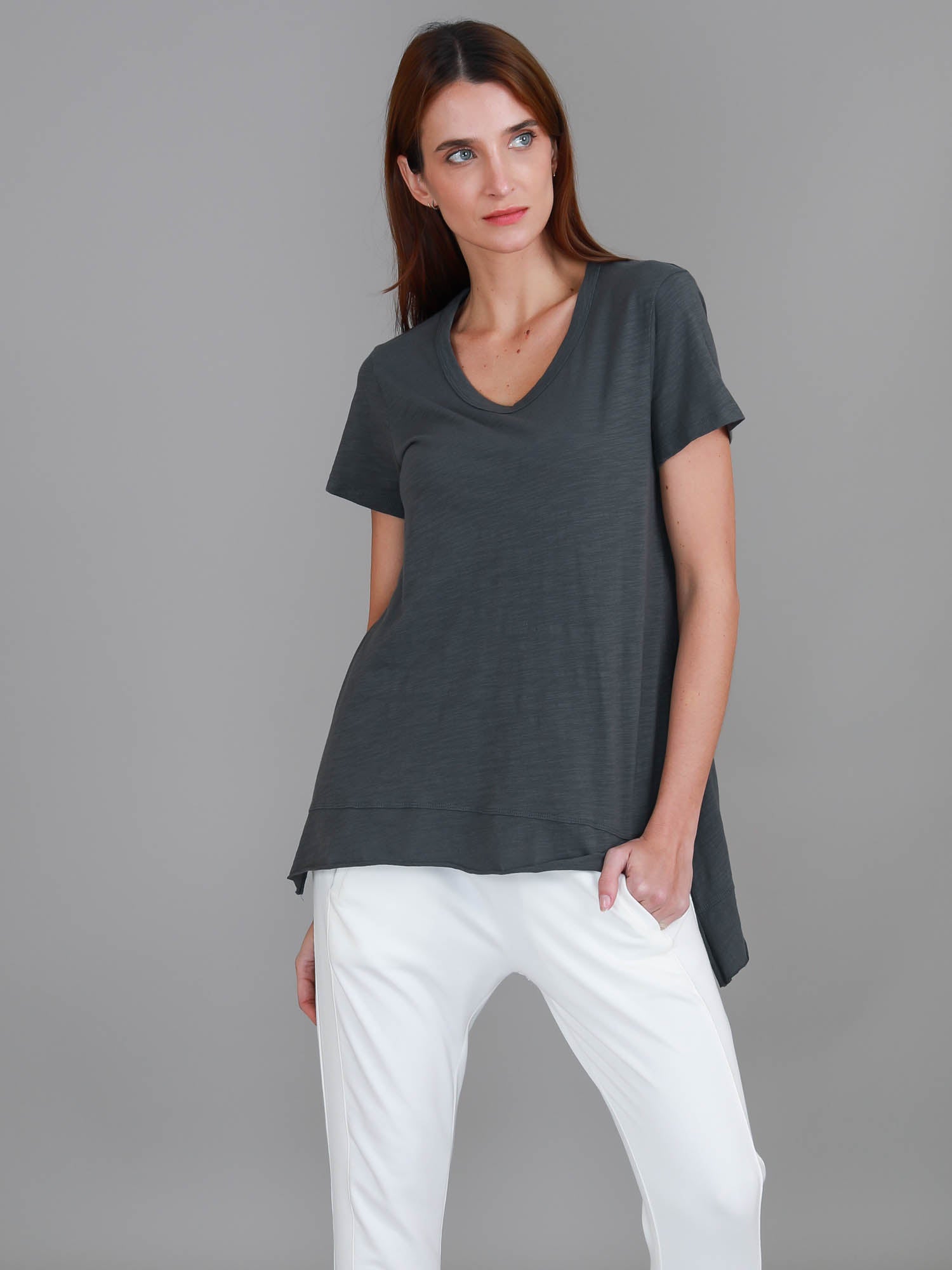 grey t shirt womens #color_charcoal