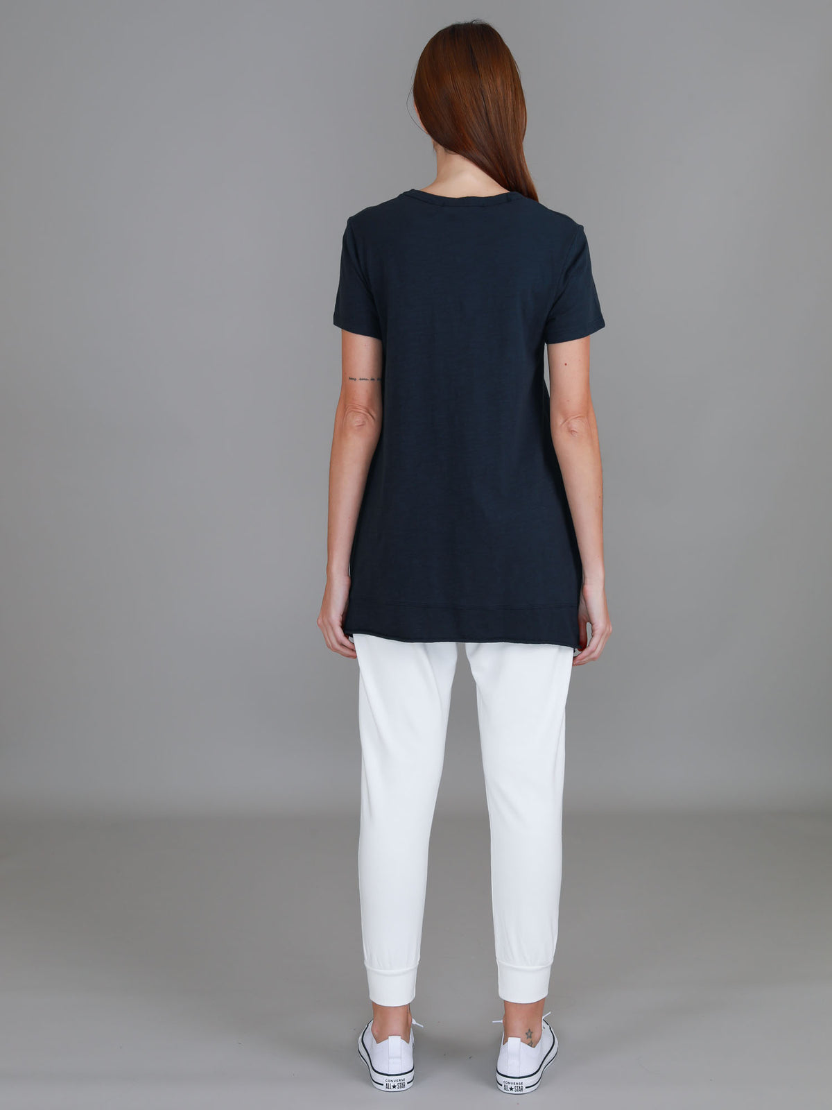 ink crew neck longline tee