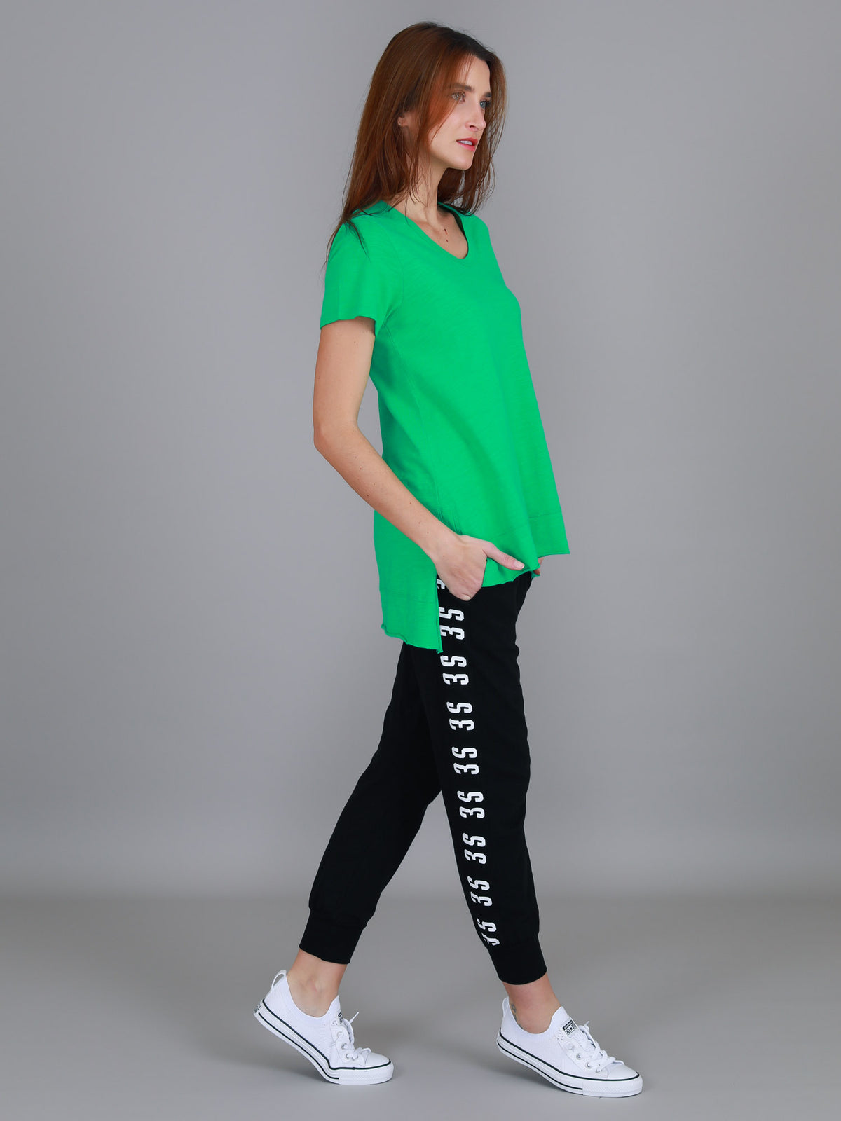 nephrite side split tee