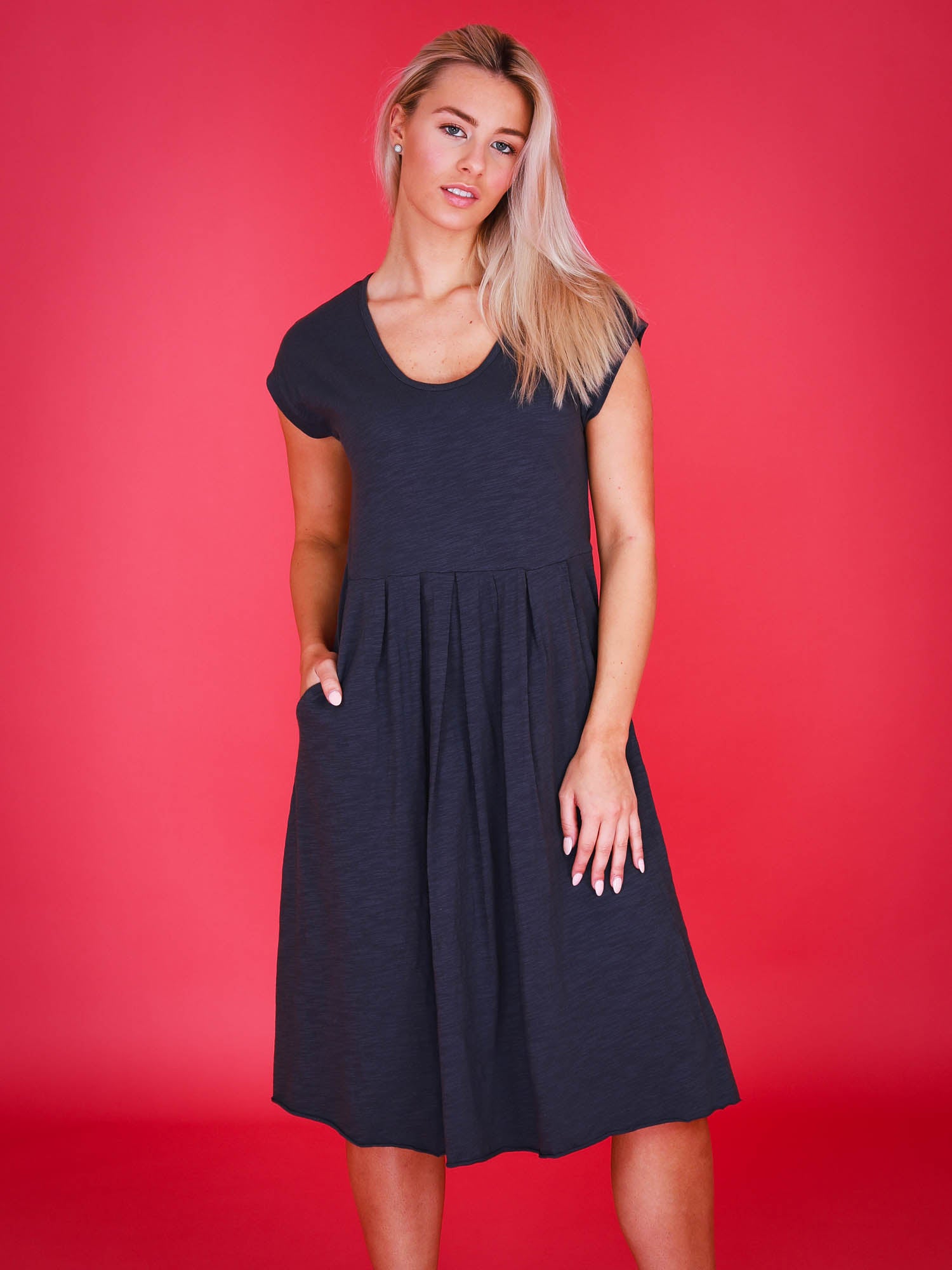 Loose dresses clearance with pockets