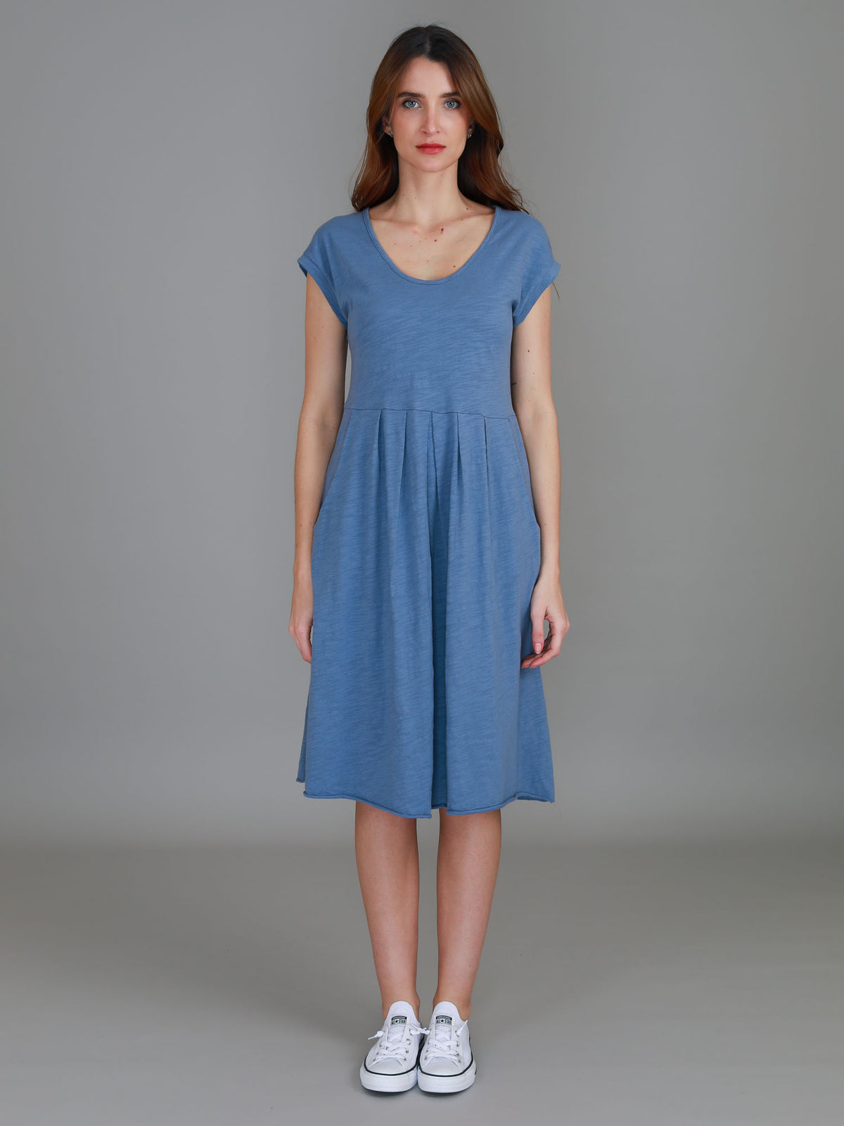 grey casual dress