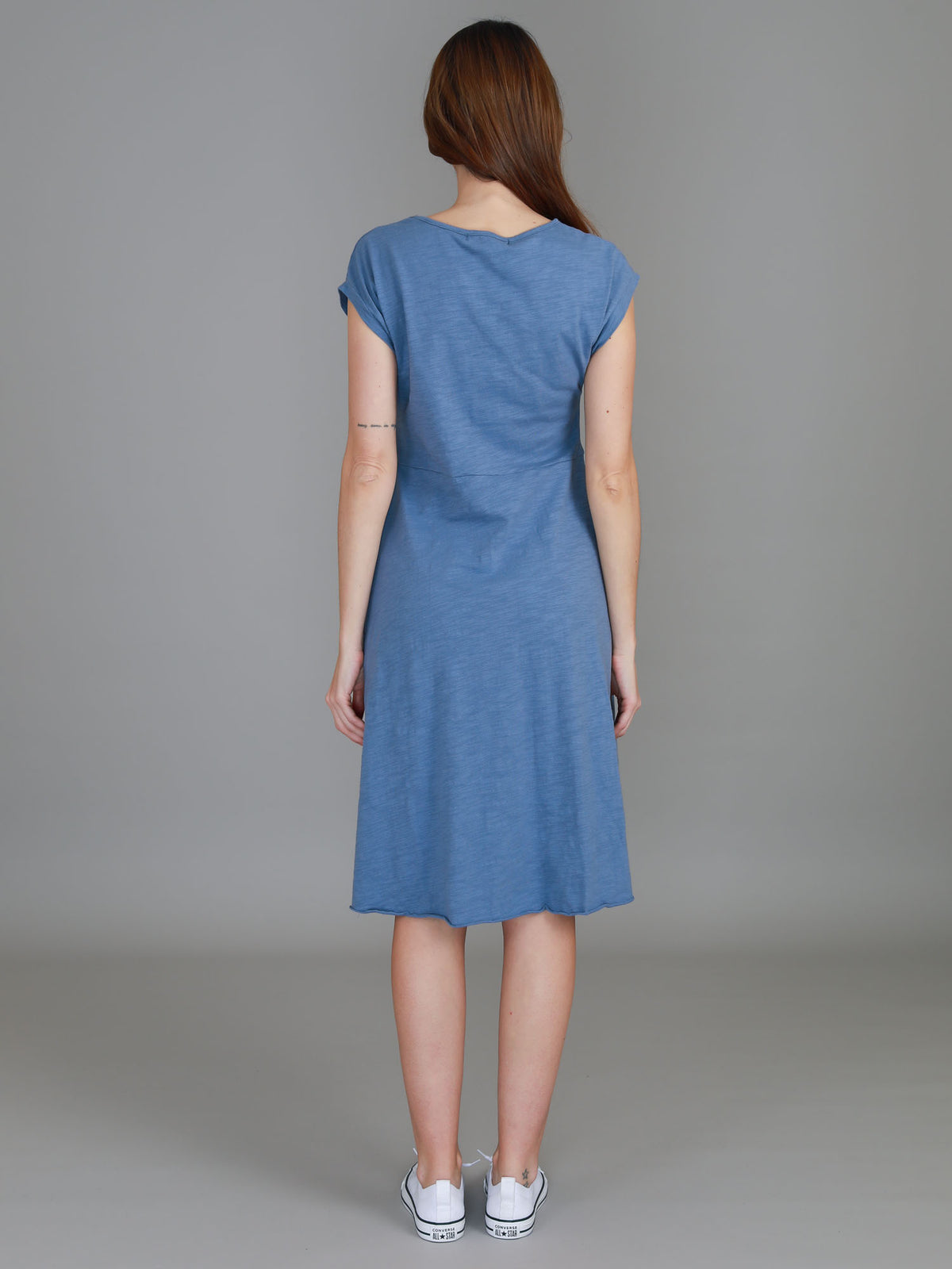 grey summer dress