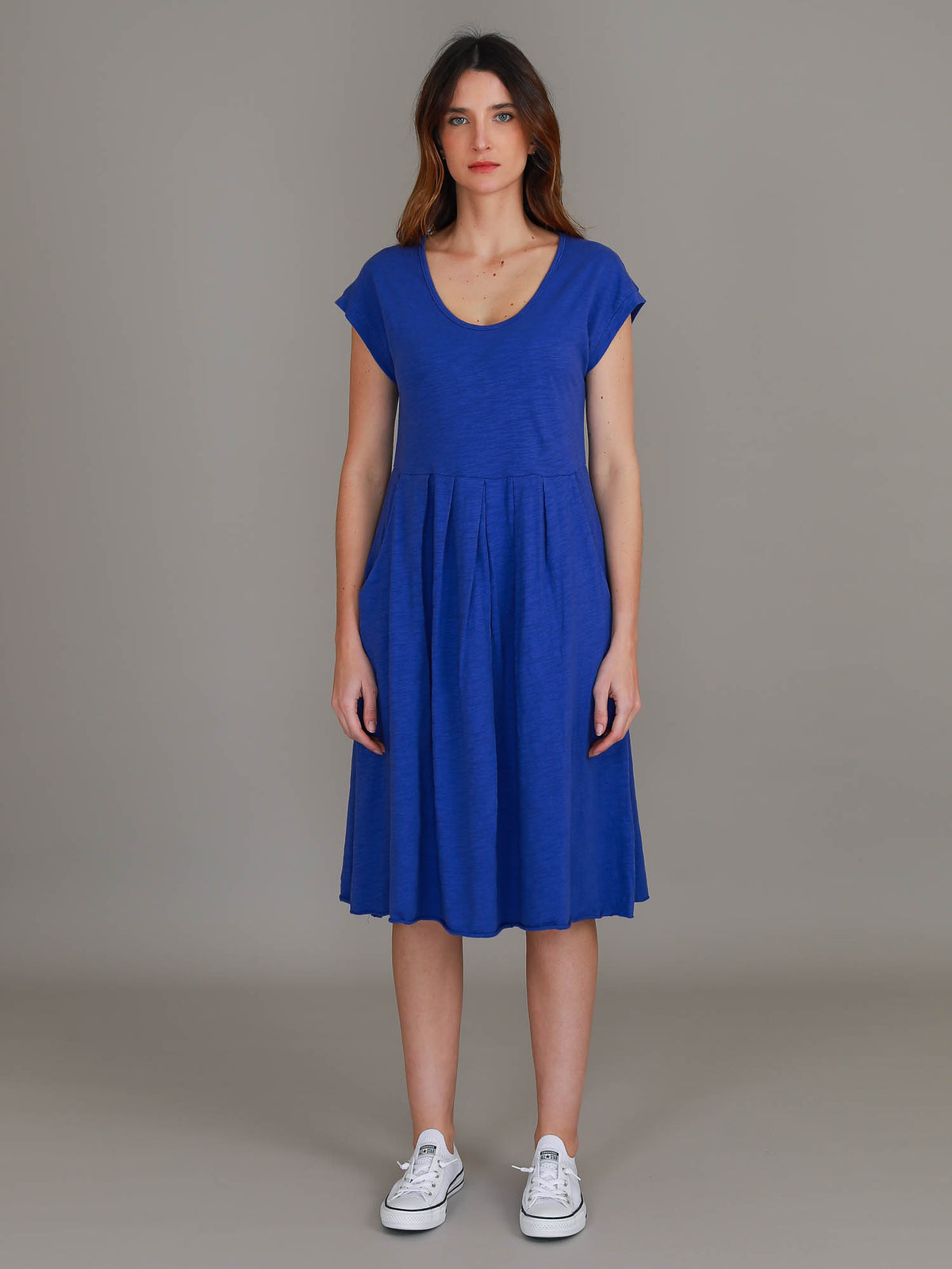 violet dress