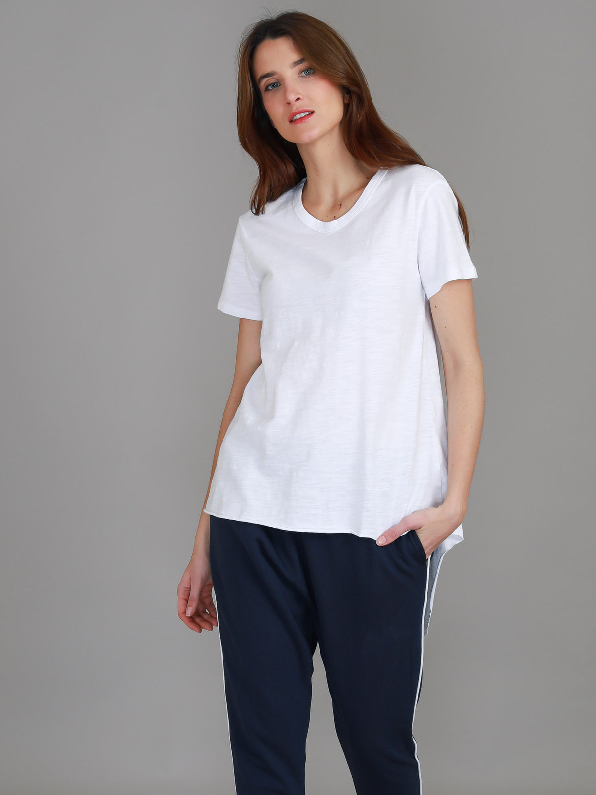 Sorrento Curved Hem T Shirt