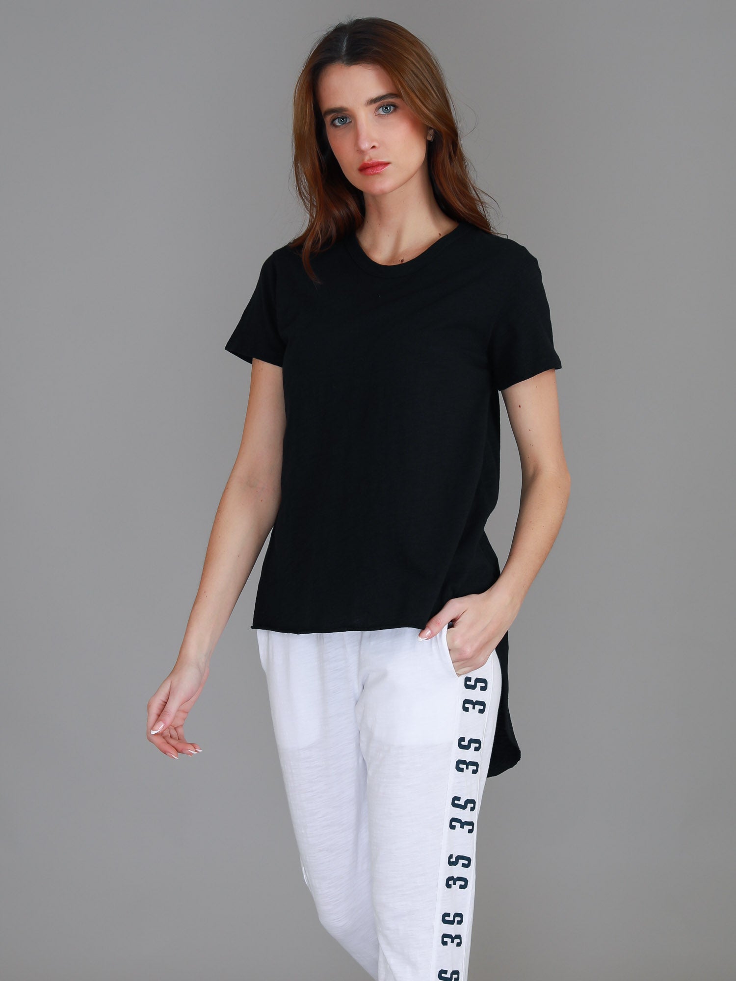 women's cotton t-shirts australia #color_black