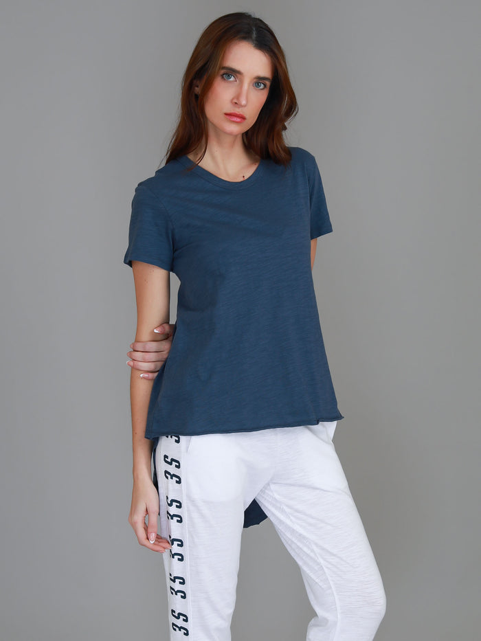 Sorrento Longline Curved Hem T Shirt