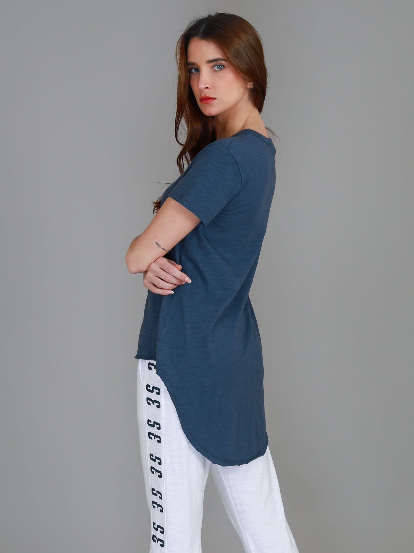 Sorrento Curved Hem T Shirt