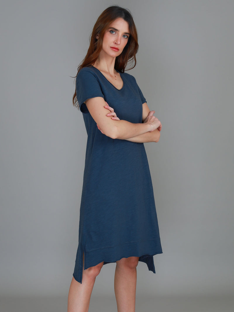 jersey dress midi #color_indigo