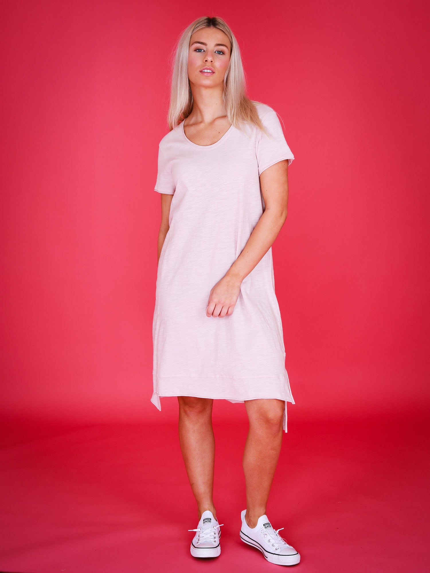 short sleeve dresses australia #color_blush marle