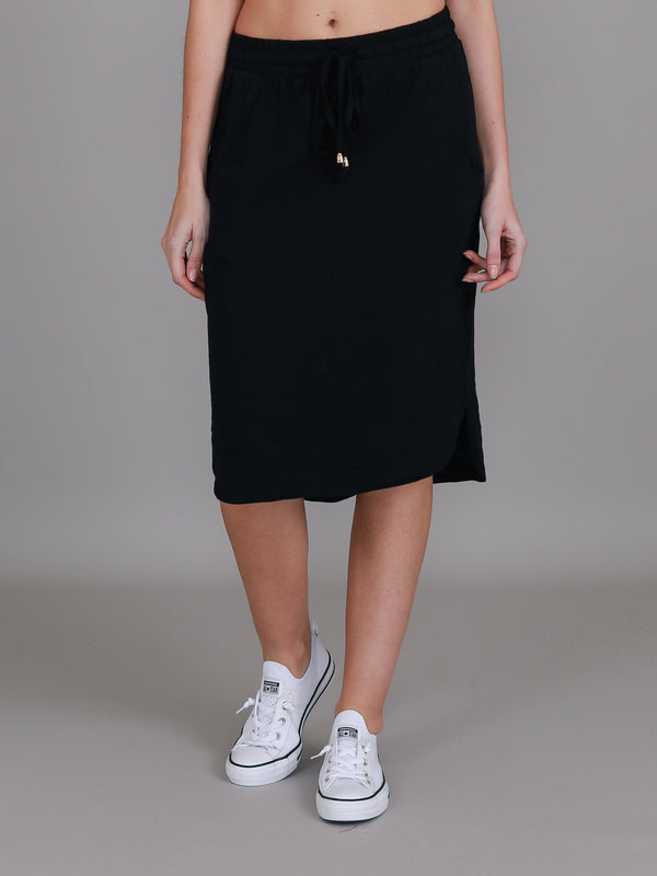 Olivia Drawstring Pencil Skirt