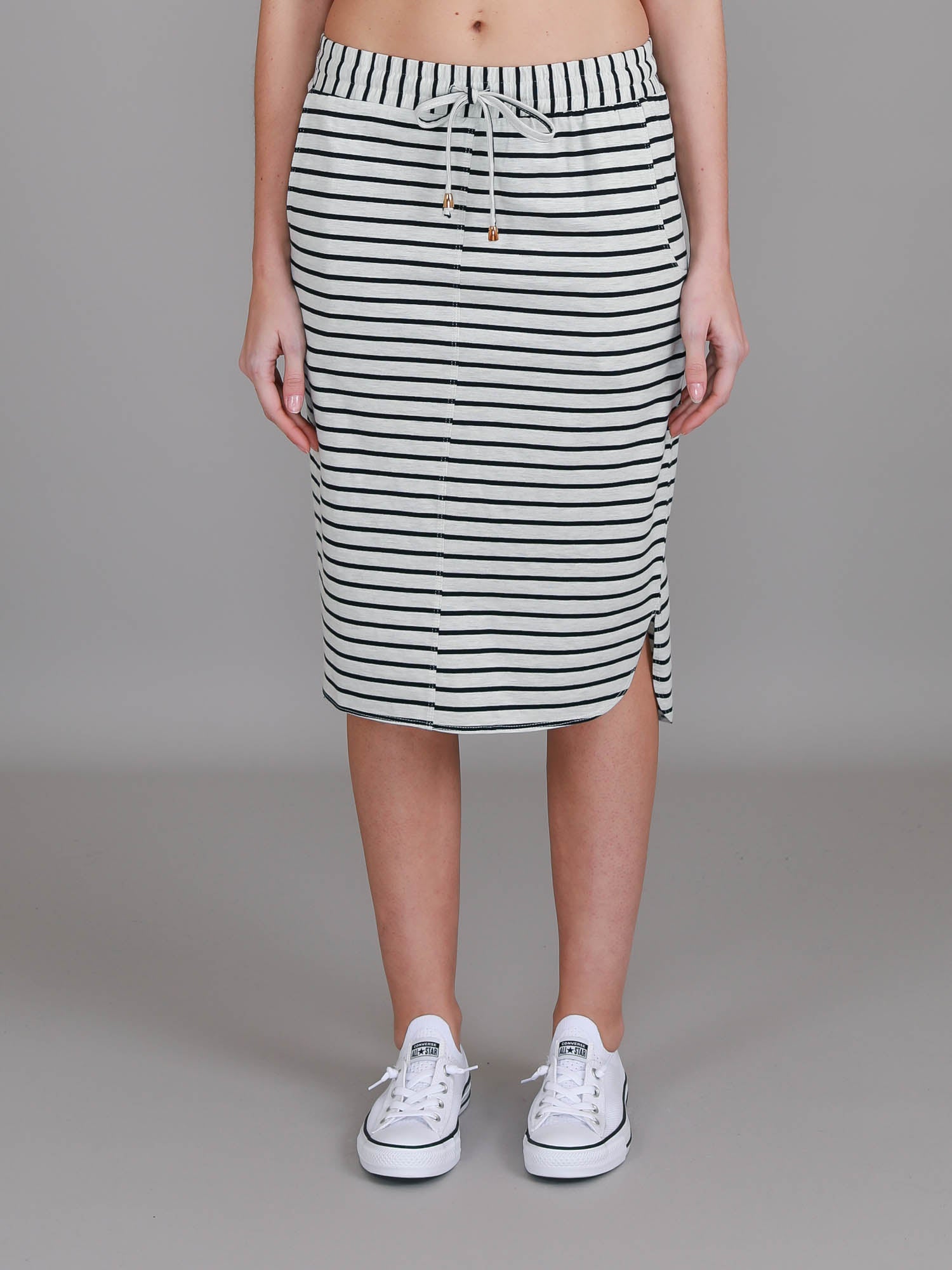 womens skirts #color_grey stripe