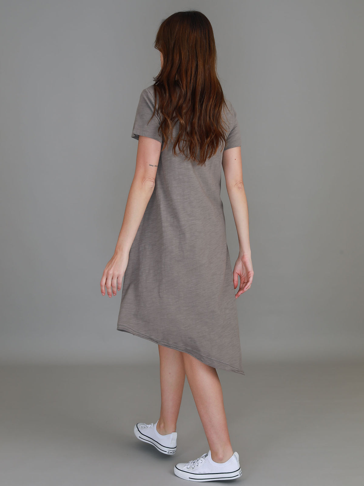 latte crew neck dress