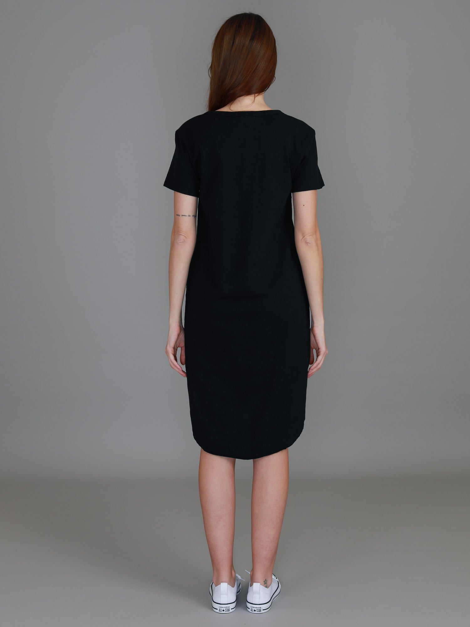 black dress midi #color_black