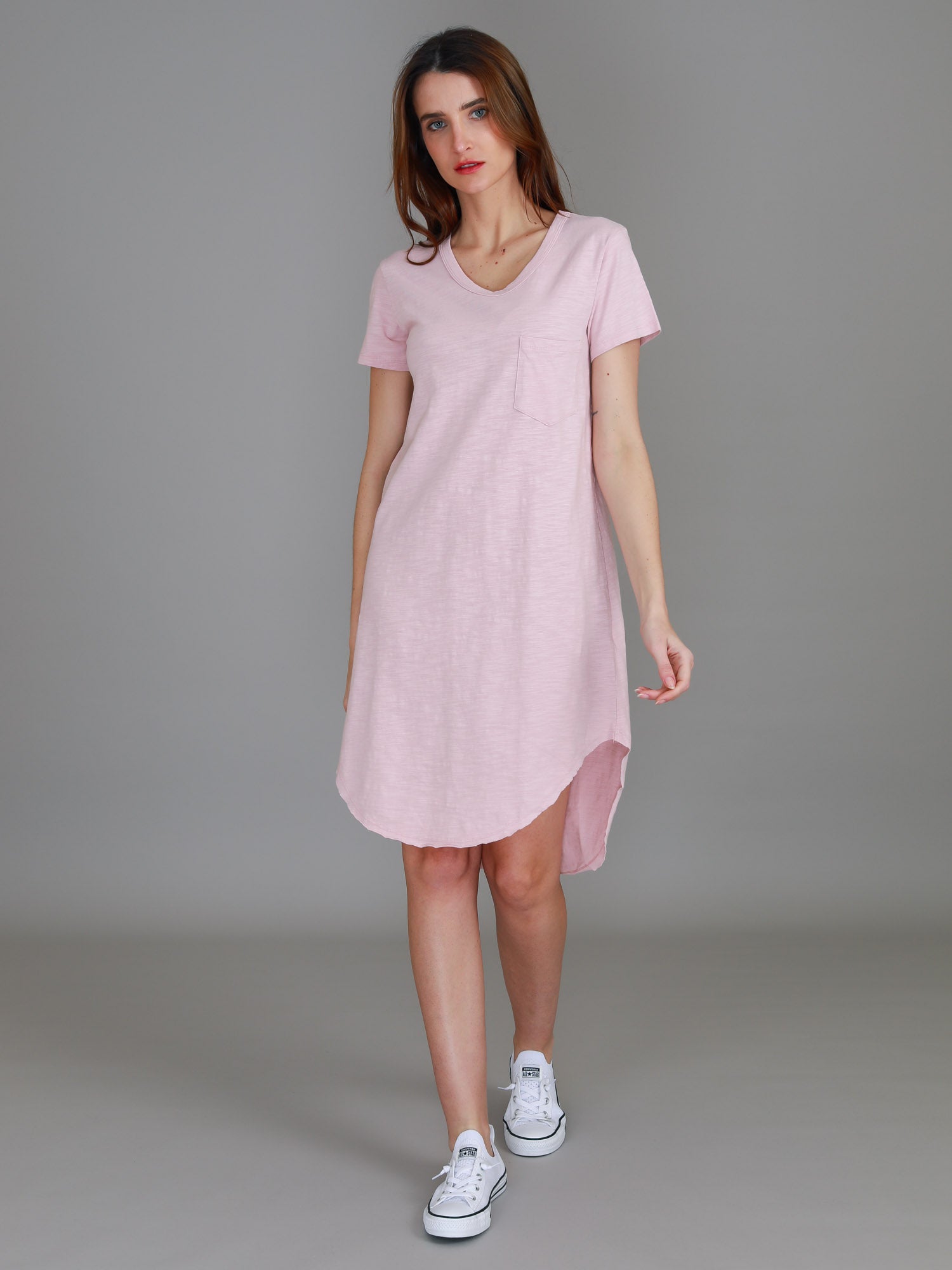 plus size pink dress #color_blush marle