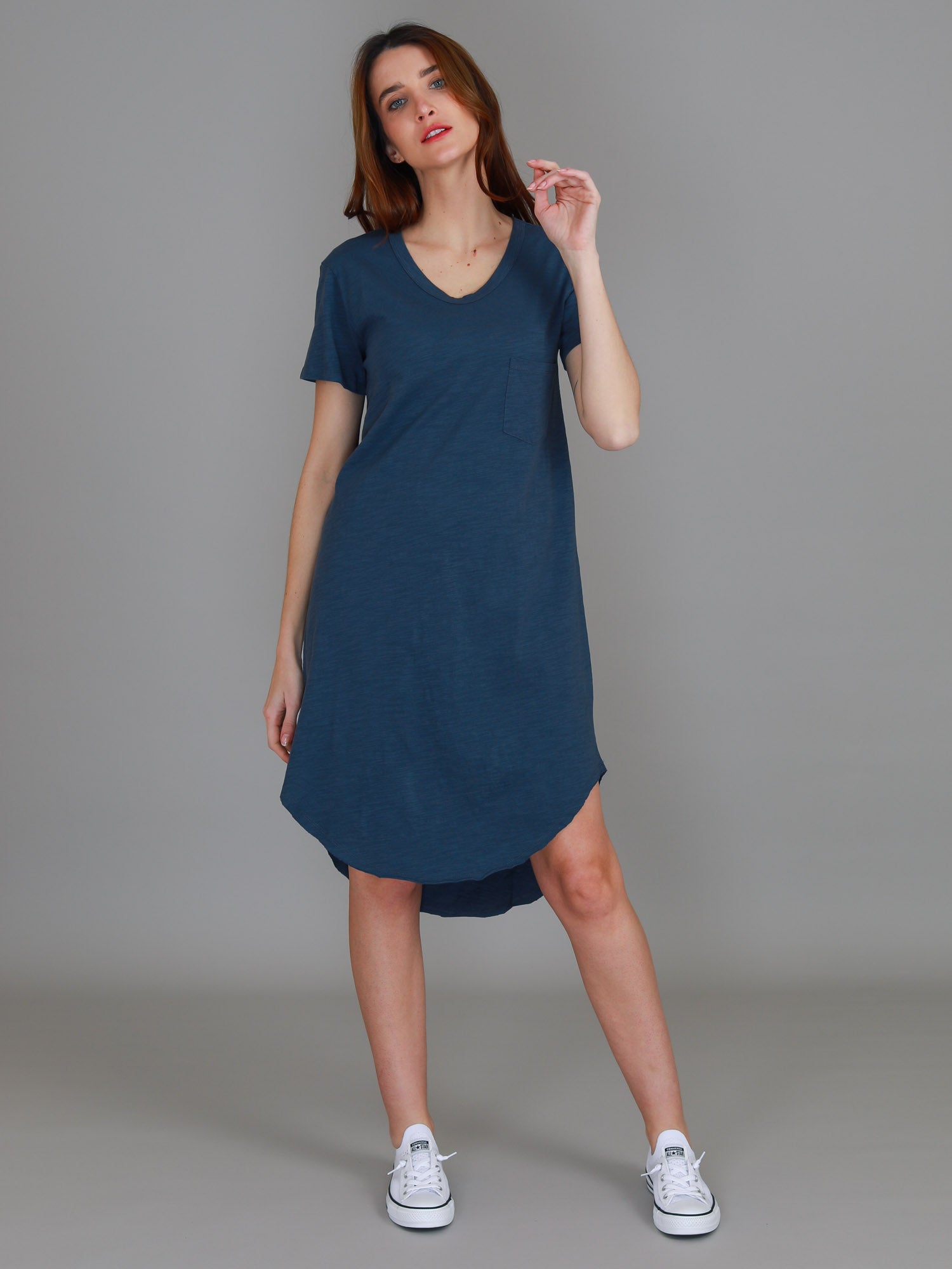 midi summer dresses #color_indigo