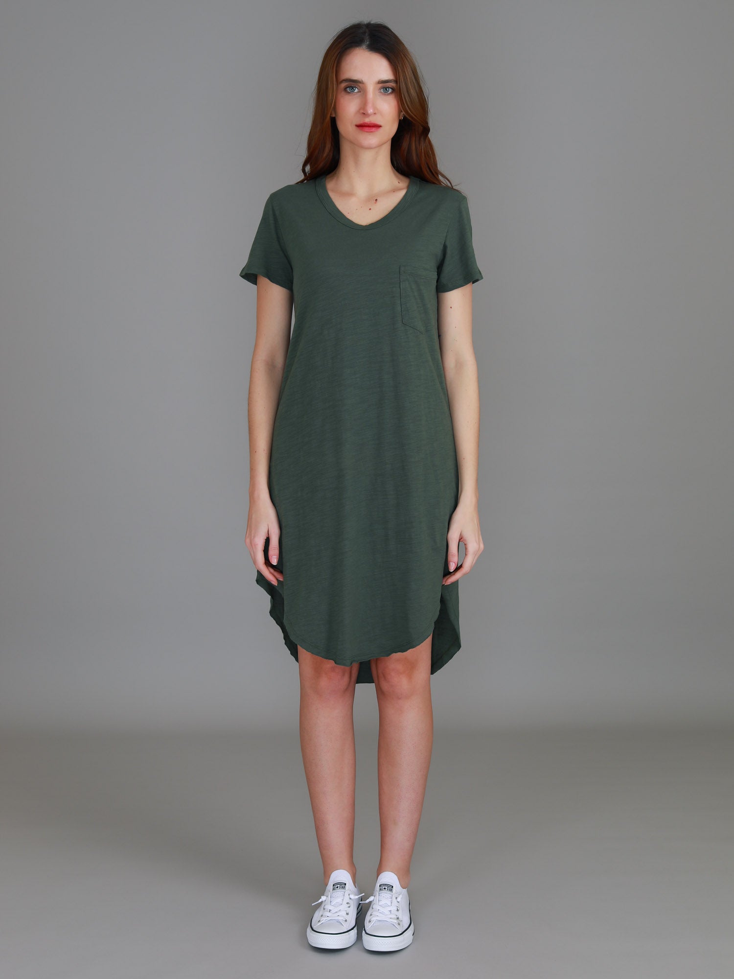 womens green dress #color_khaki