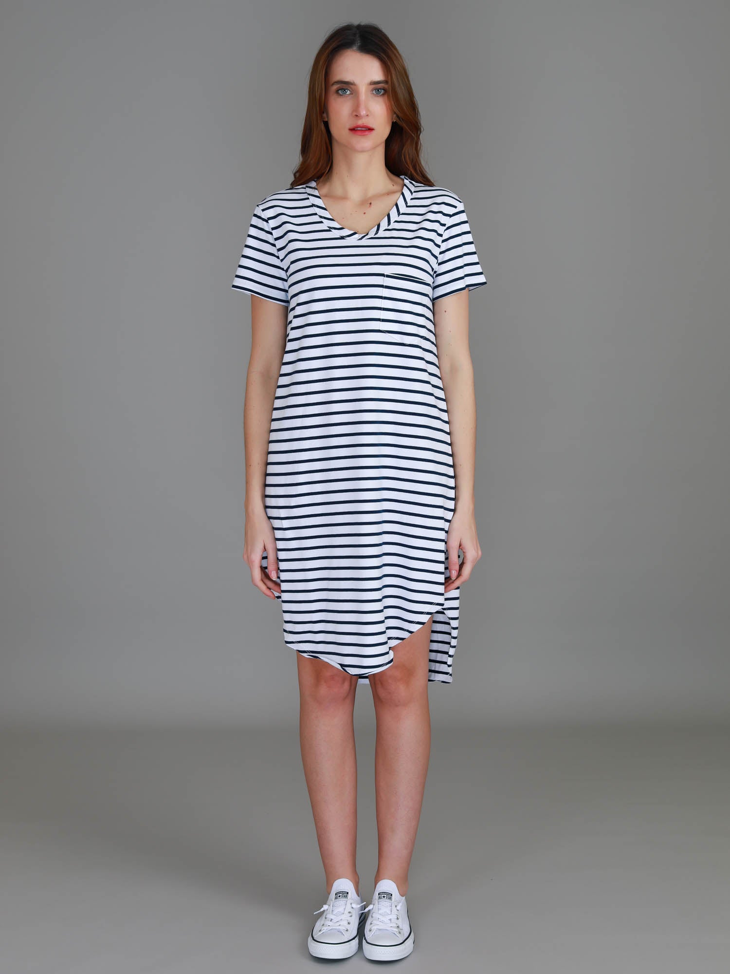 dress in cotton #color_stripe