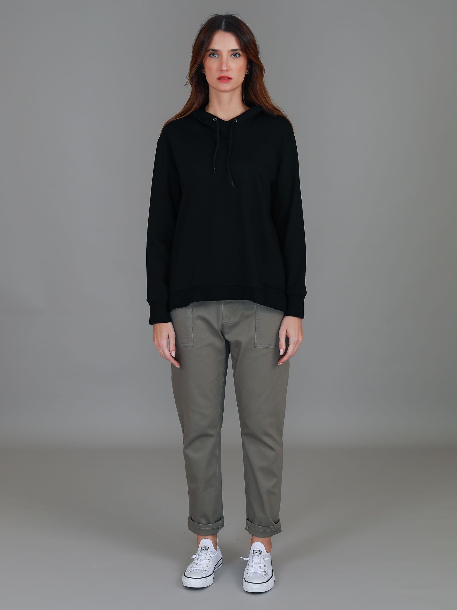 plain hoodie #color_black