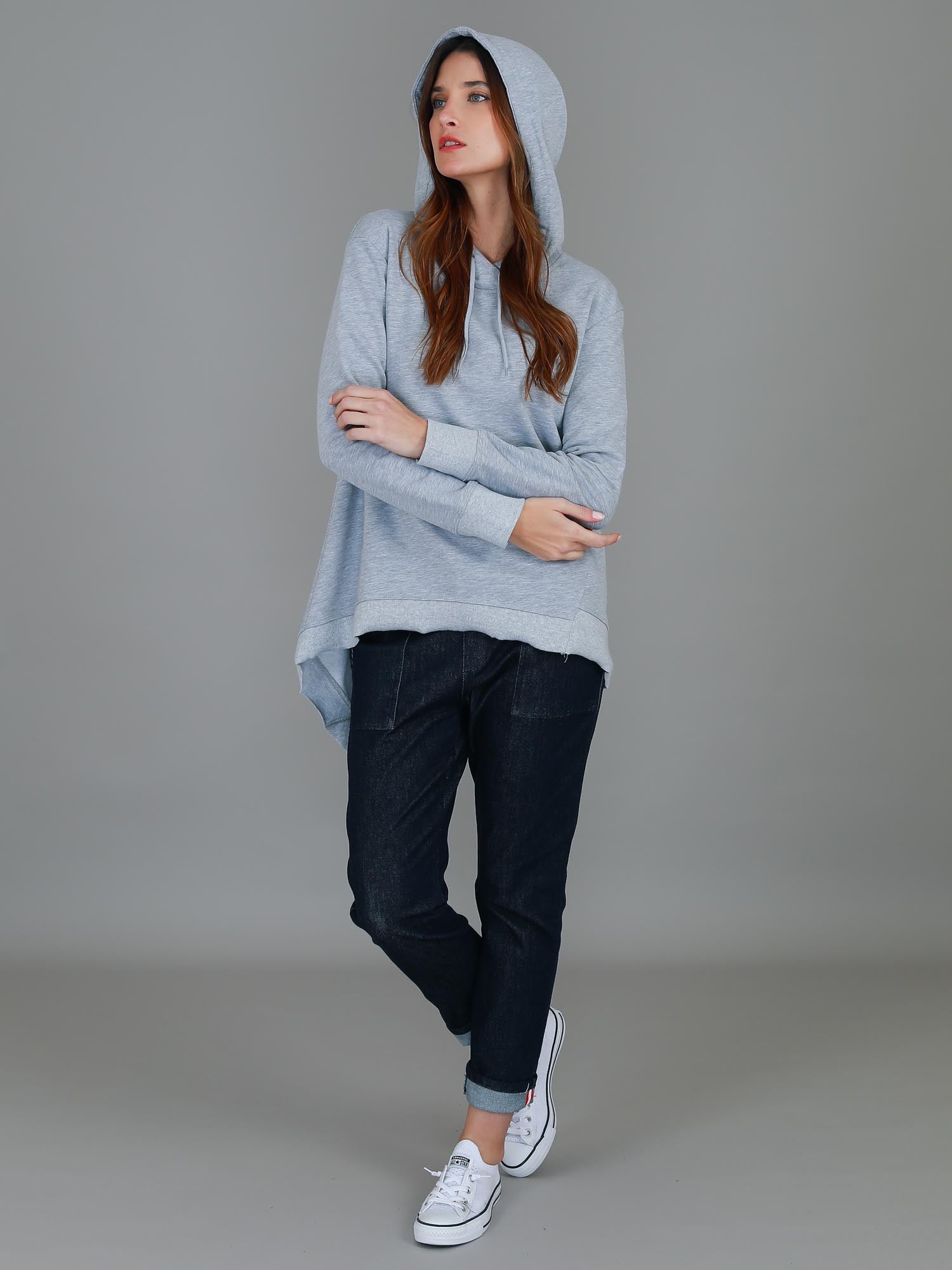 navy hoodie #color_grey marle
