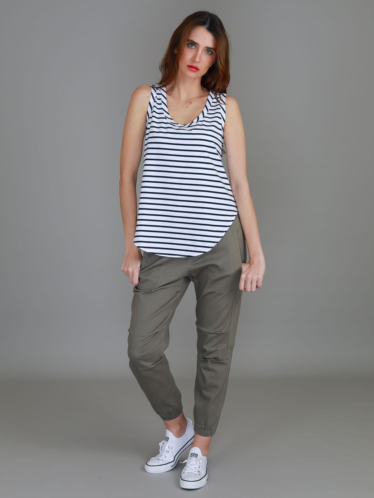 nautic stripe tank