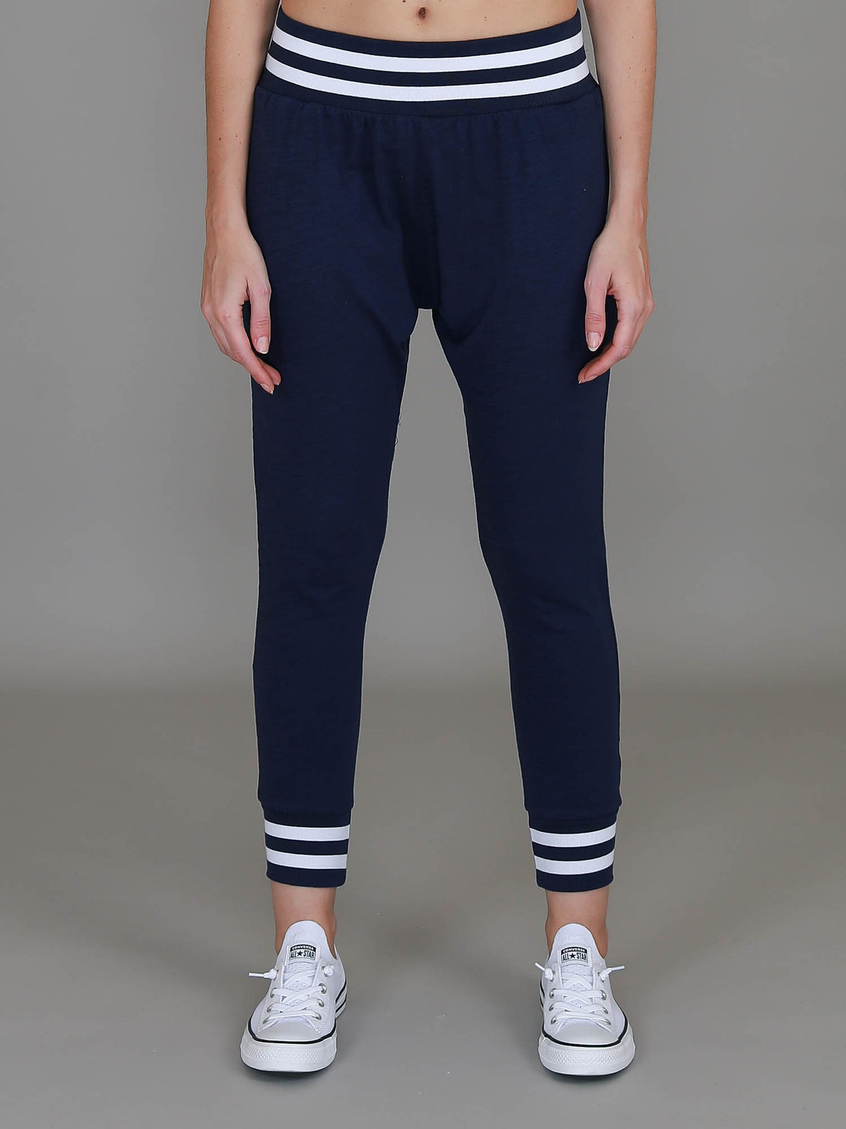 stripe joggers womens