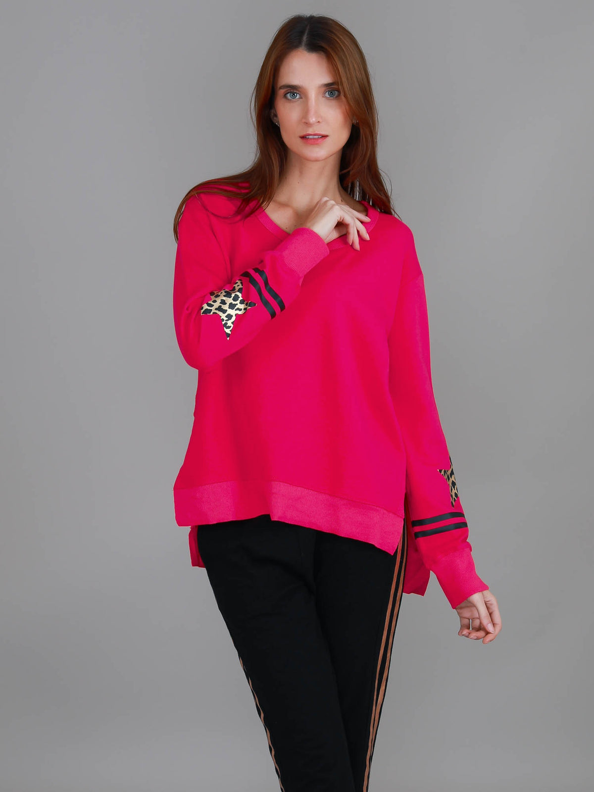 hot pink jumper