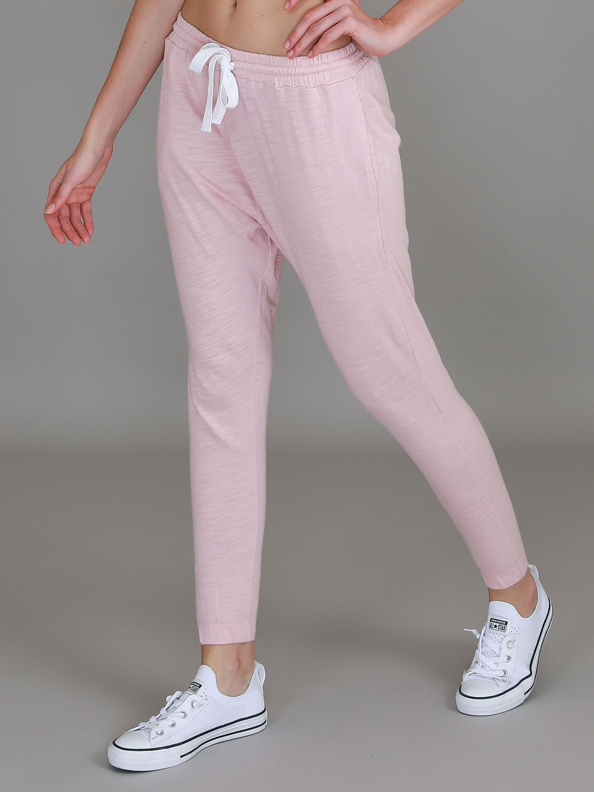 pink track pants